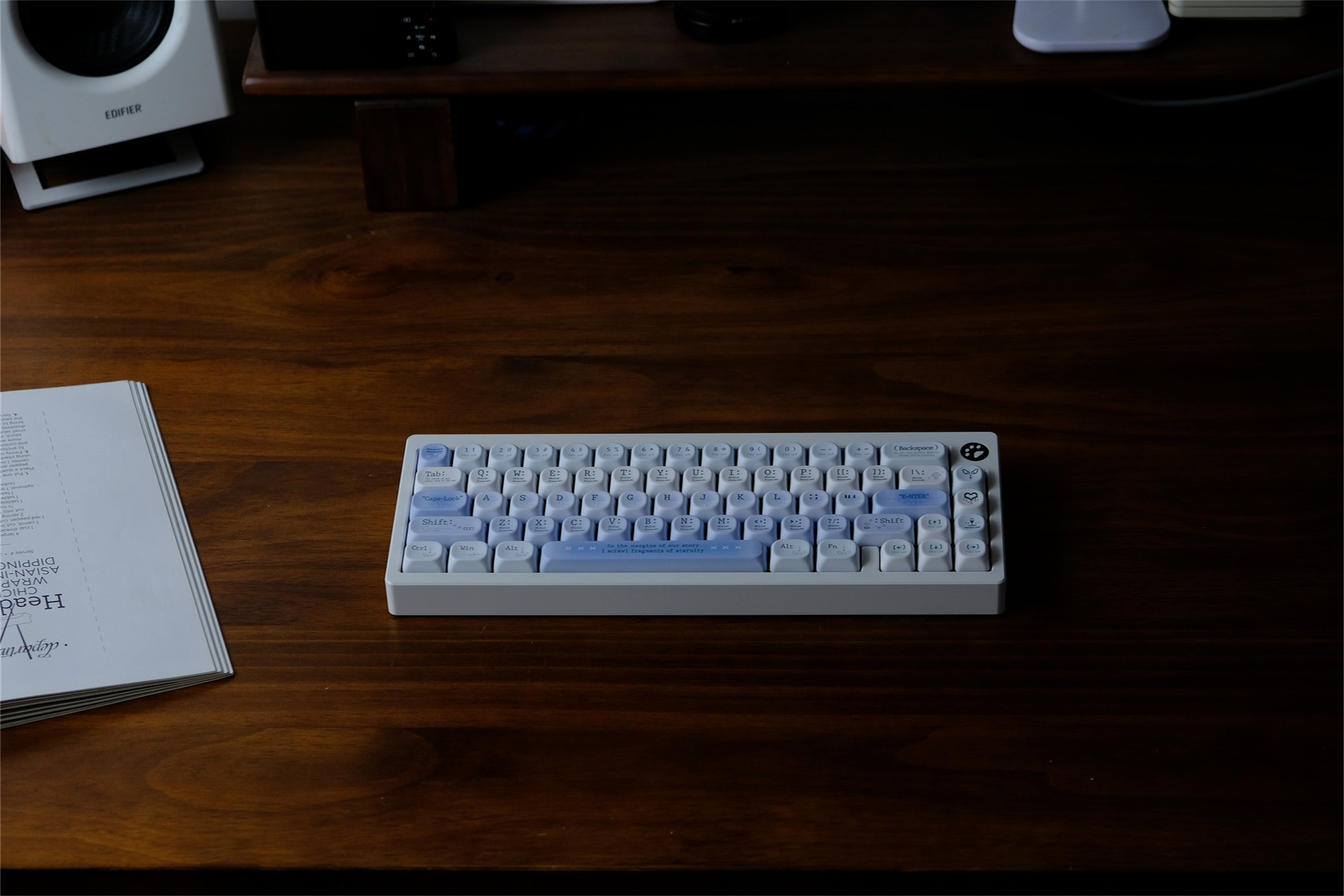 Tipsy Romantic Blue keycaps