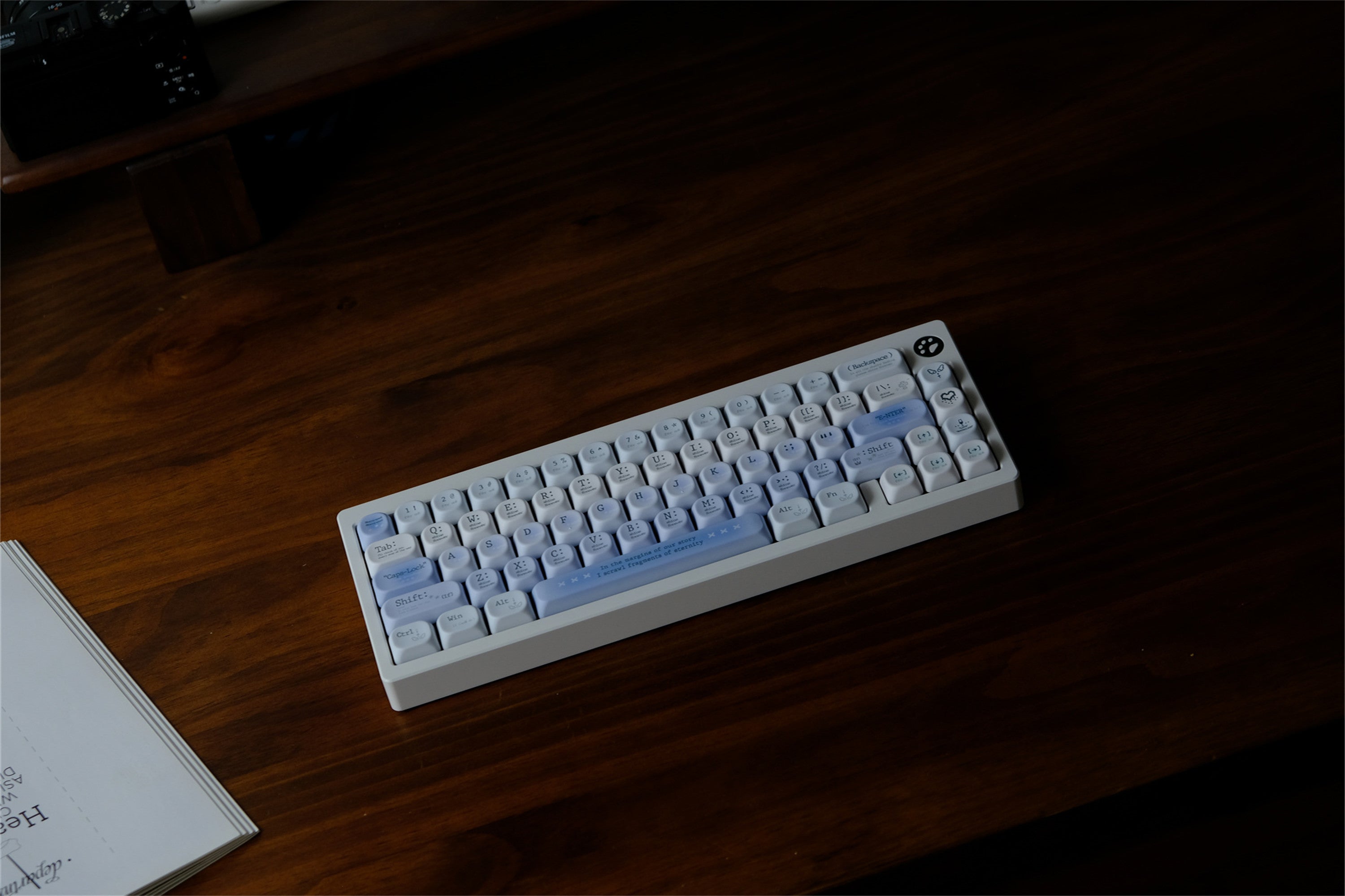 Tipsy Romantic Blue keycaps