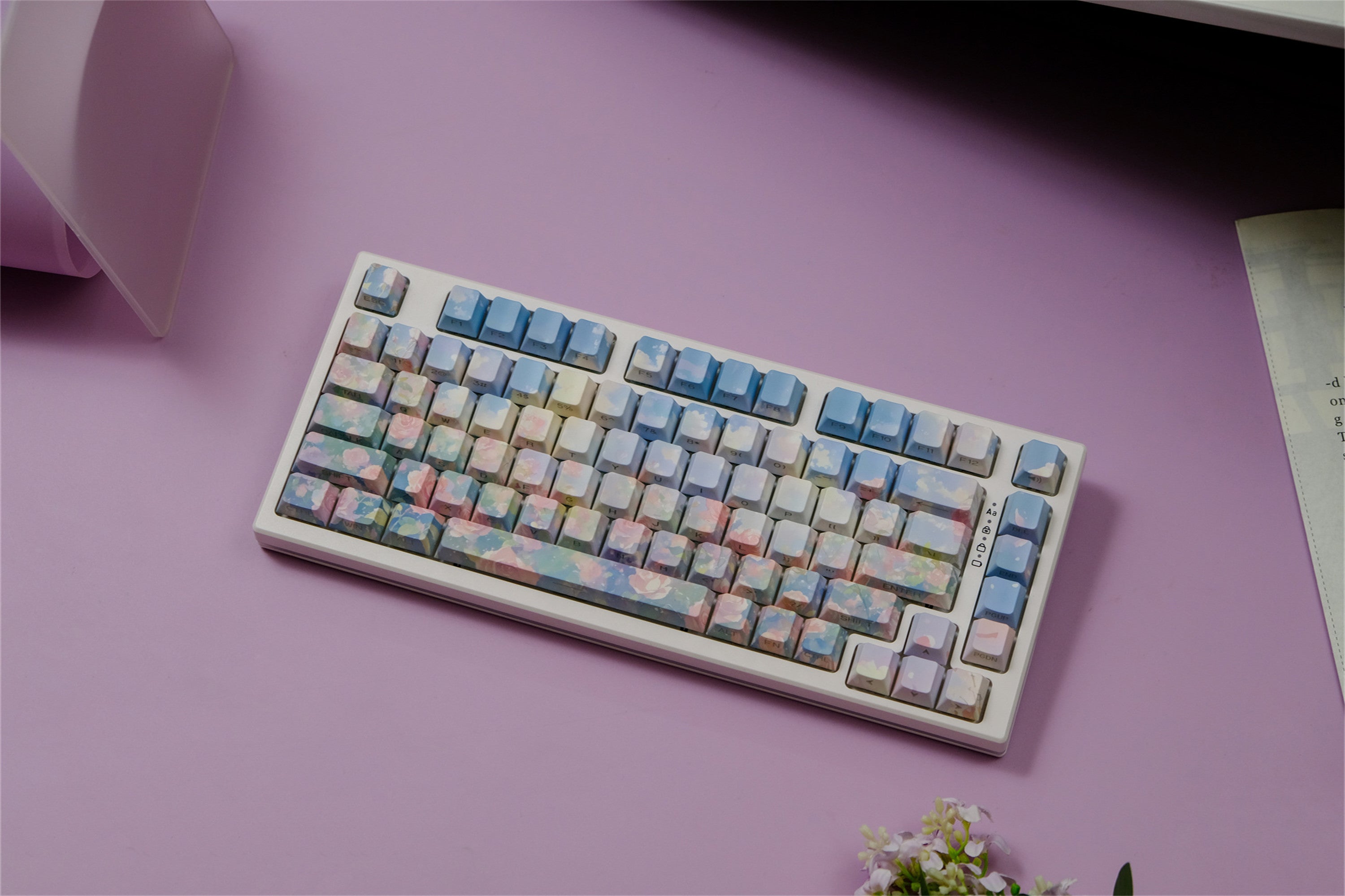 Rose Garden Side Backlight Keycaps