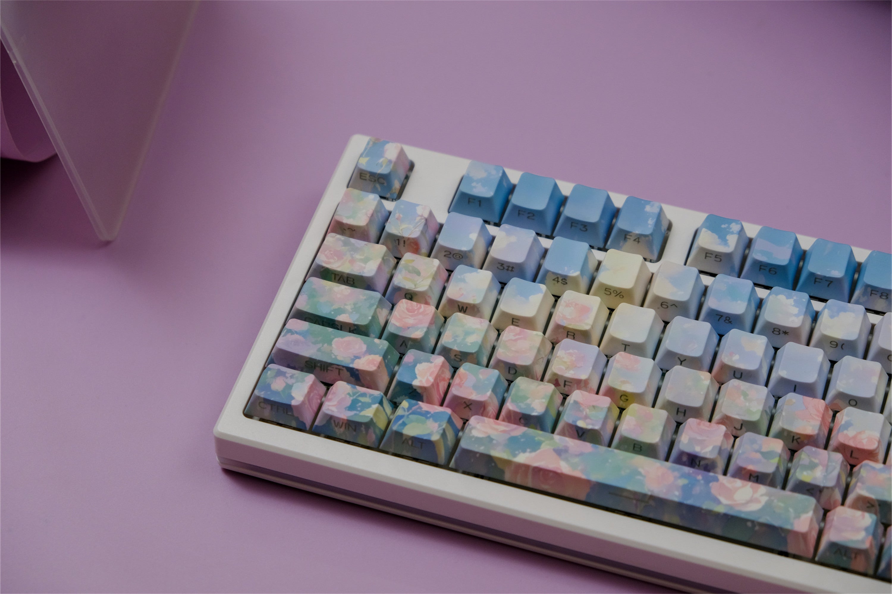 Rose Garden Side Backlight Keycaps