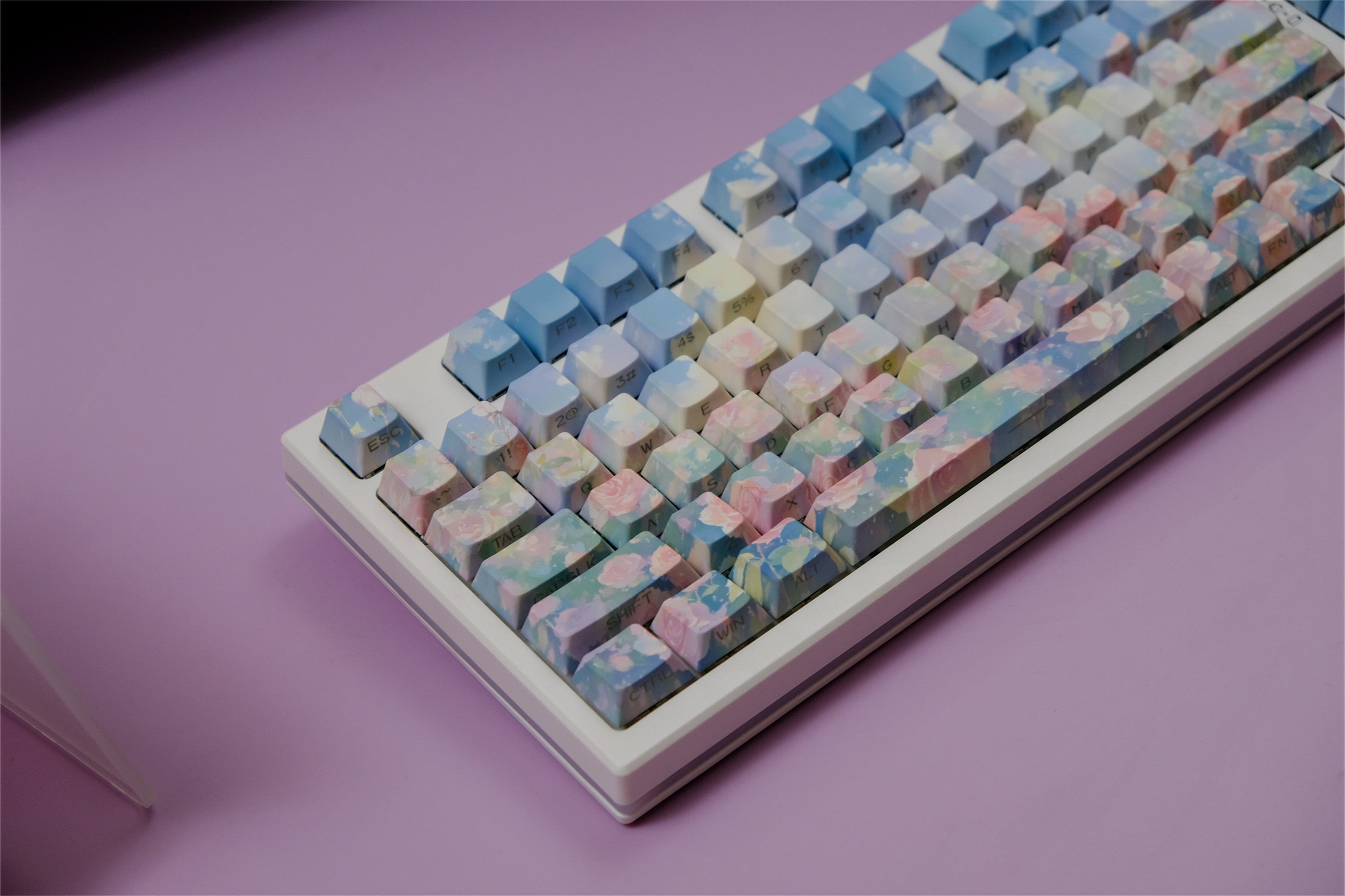 Rose Garden Side Backlight Keycaps