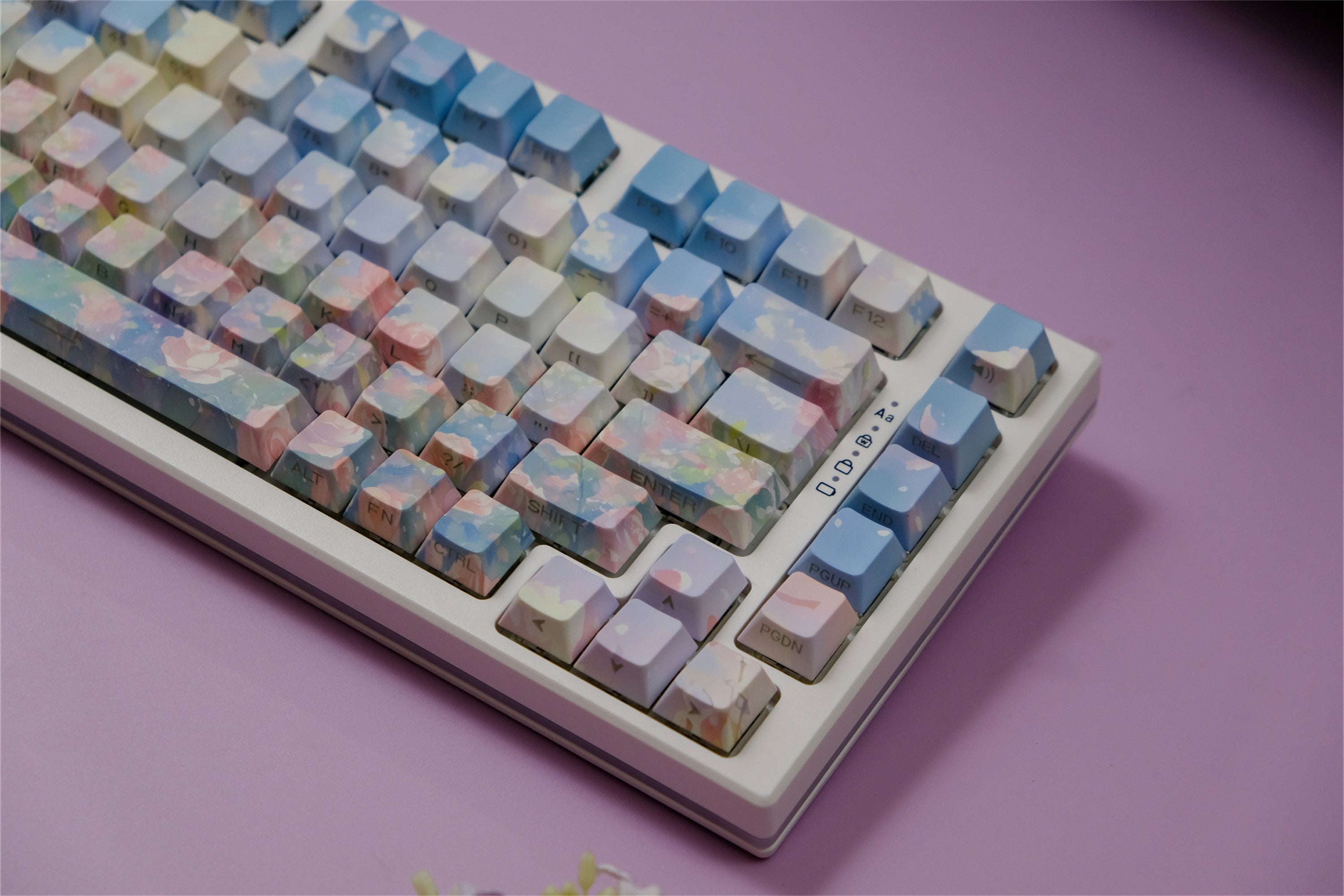 Rose Garden Side Backlight Keycaps