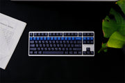 Blue Alert Black Keycaps