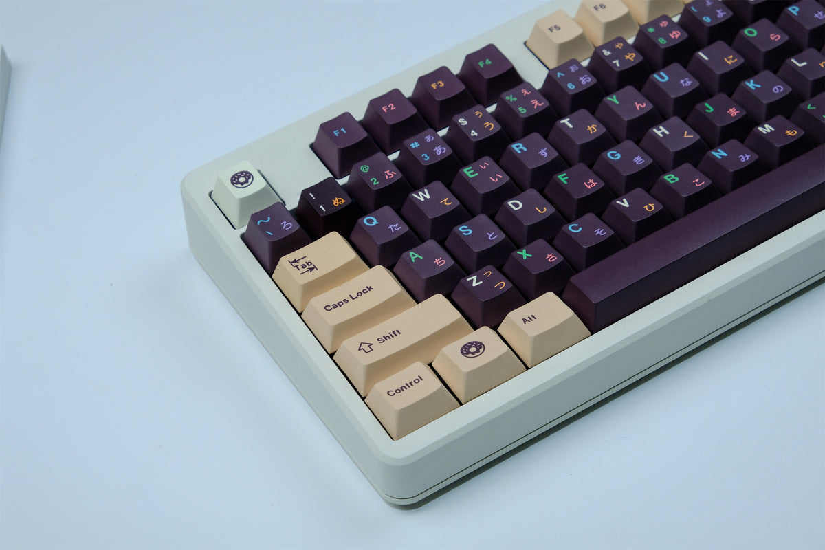 Layout R2 Donut Keyboard Donut keycaps 129 Keys PBT Material Cherry Profile DYE-SUB Customized ...
