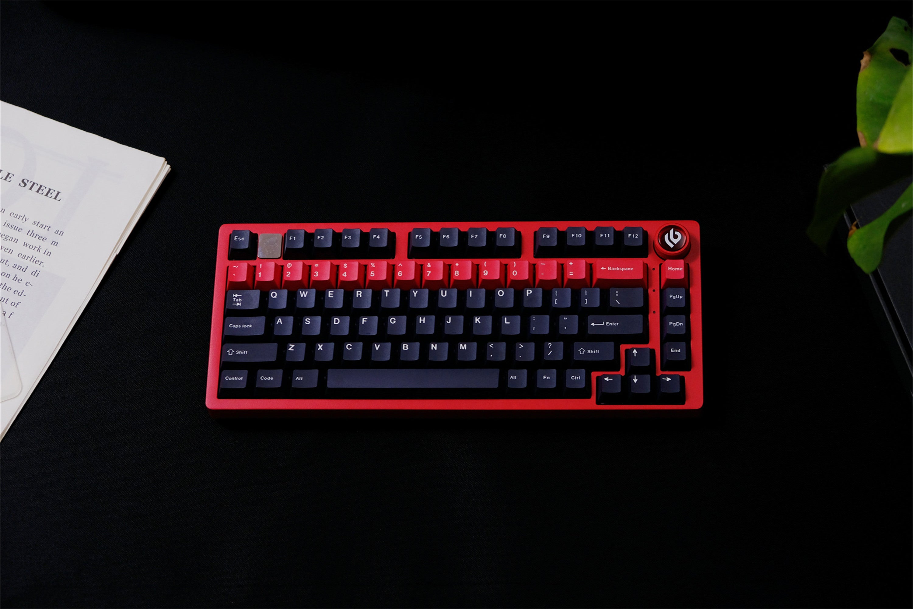 Red Alert Black Keycaps