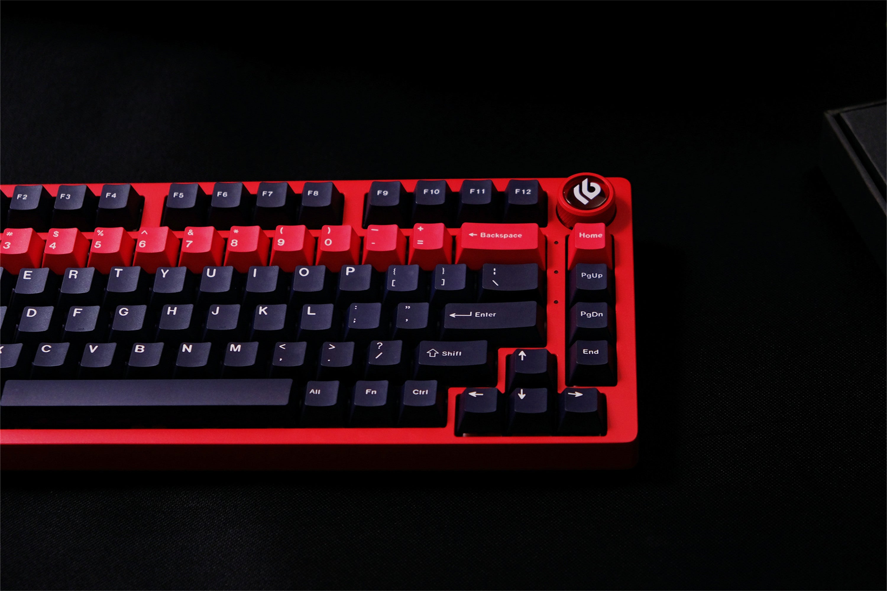 Red Alert Black Keycaps