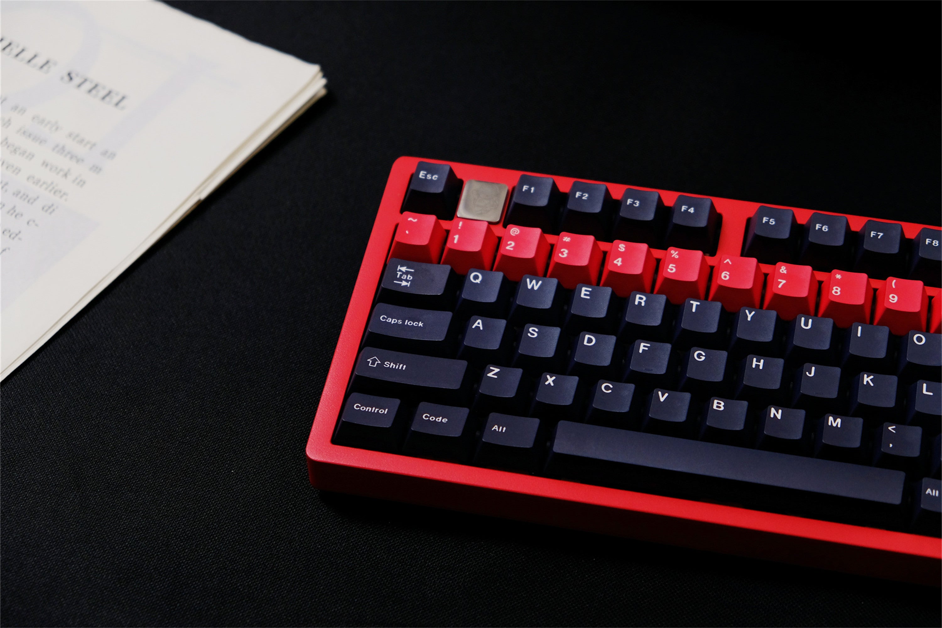 Red Alert Black Keycaps