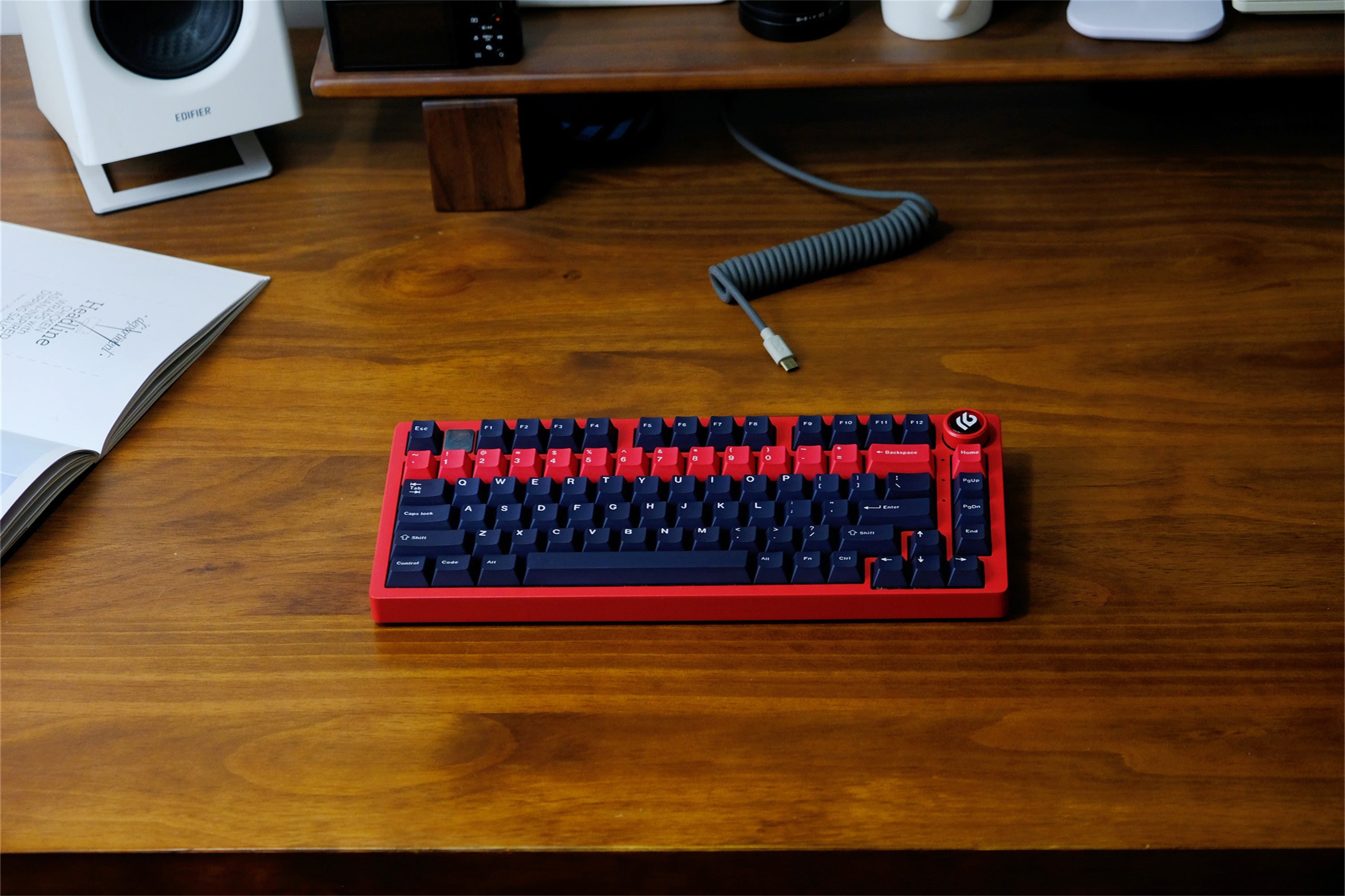 Red Alert Black Keycaps