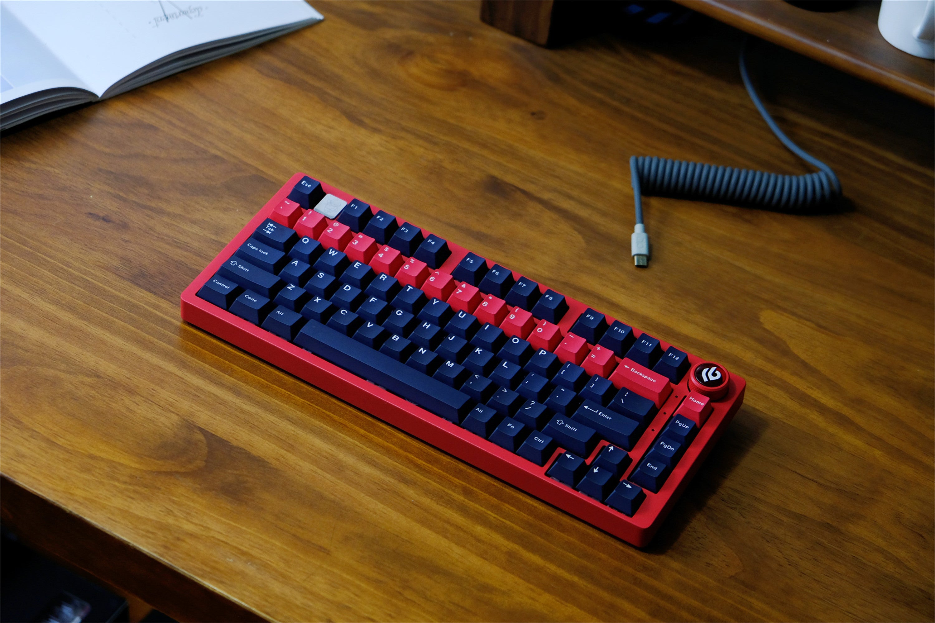 Red Alert Black Keycaps
