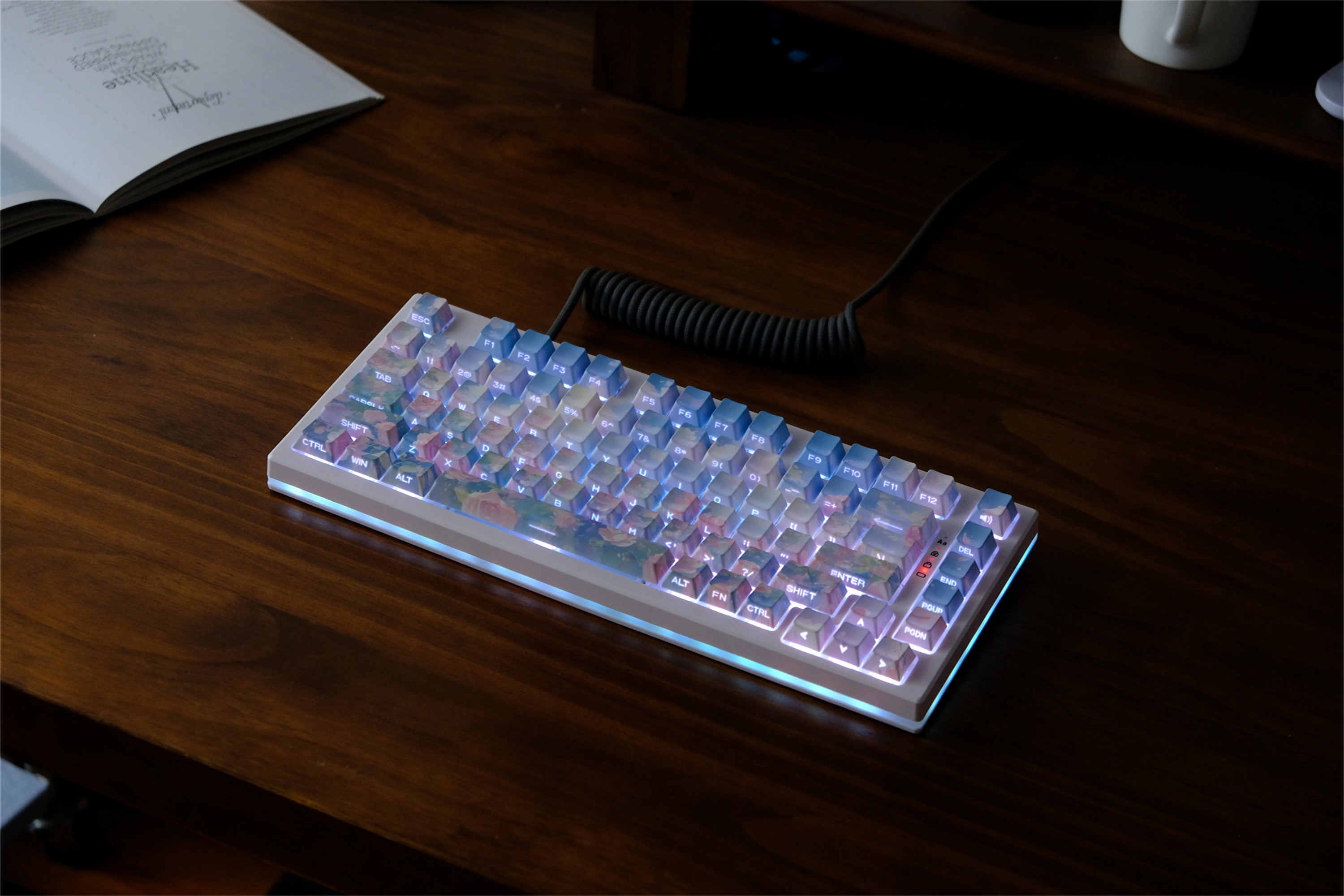 Rose Garden Side Backlight Keycaps