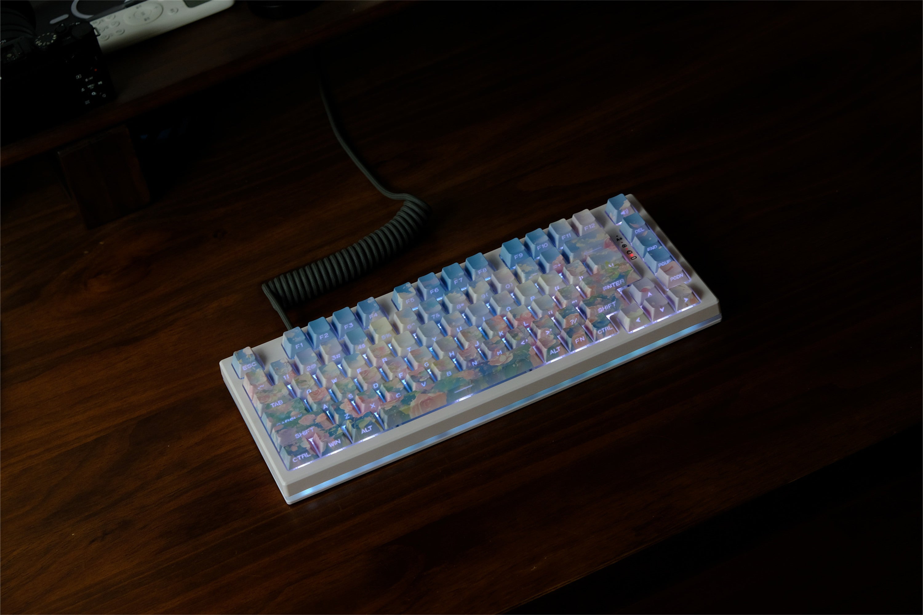 Rose Garden Side Backlight Keycaps
