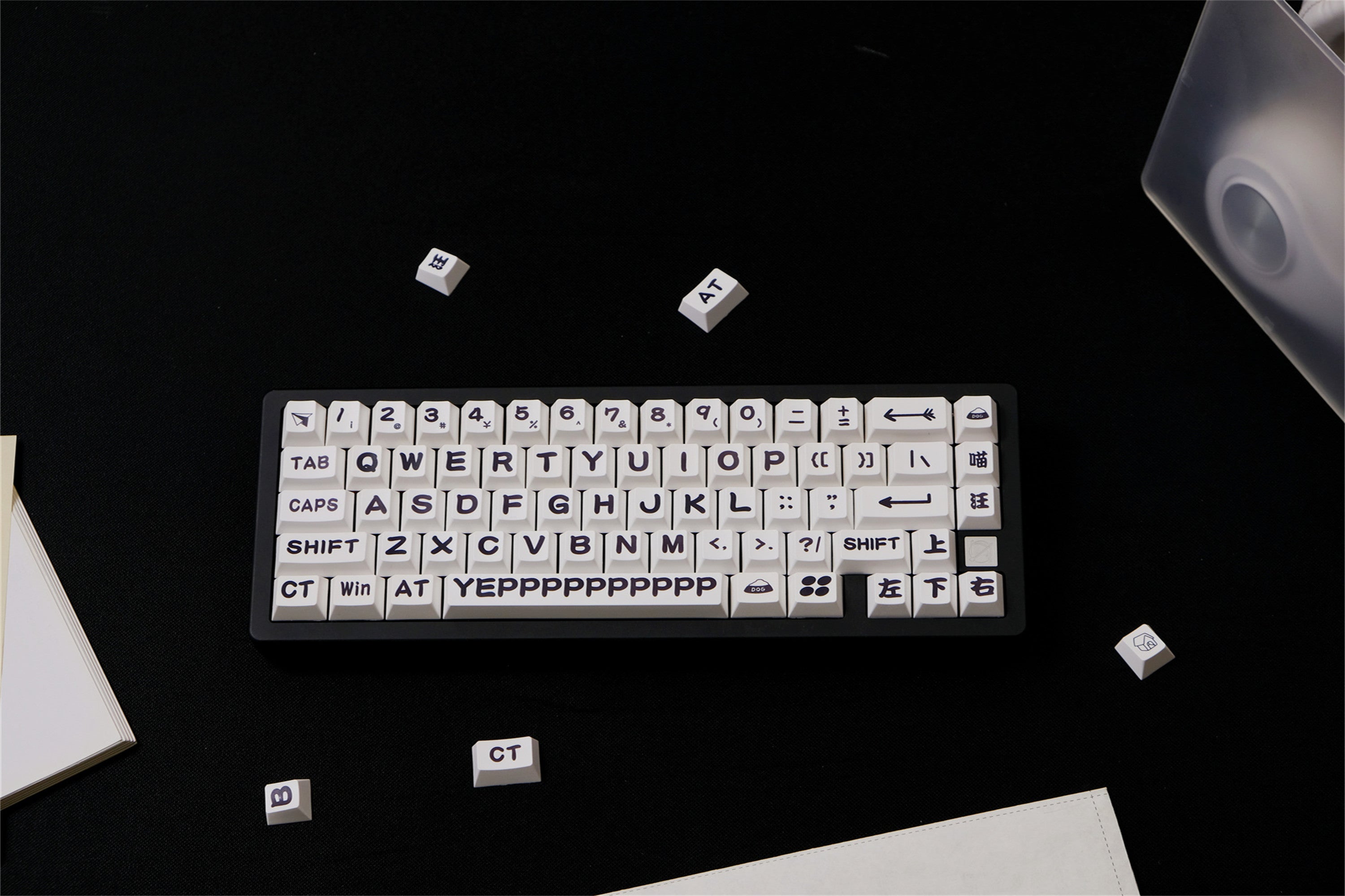 Cats Dogs Keycaps