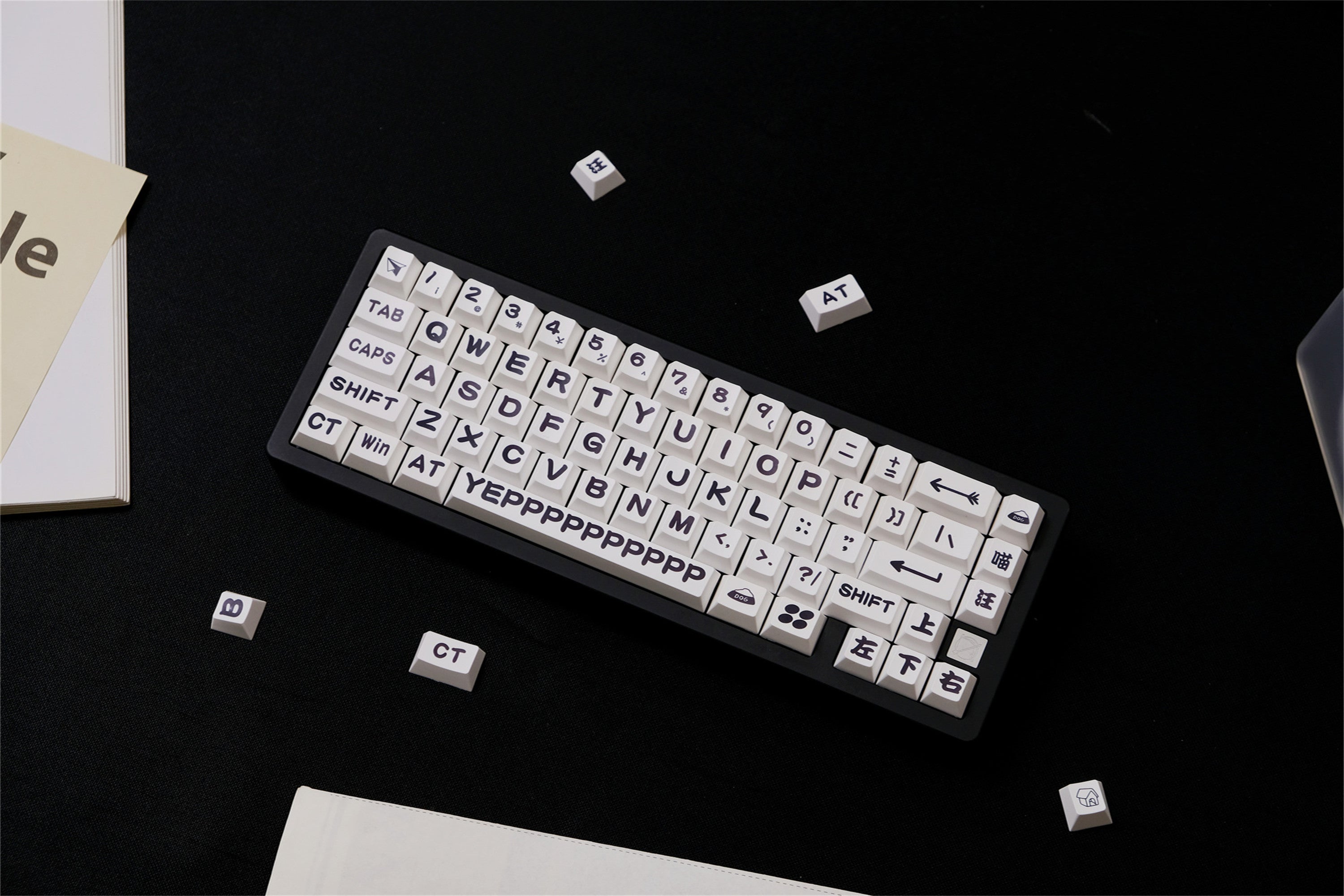 Cats Dogs Keycaps