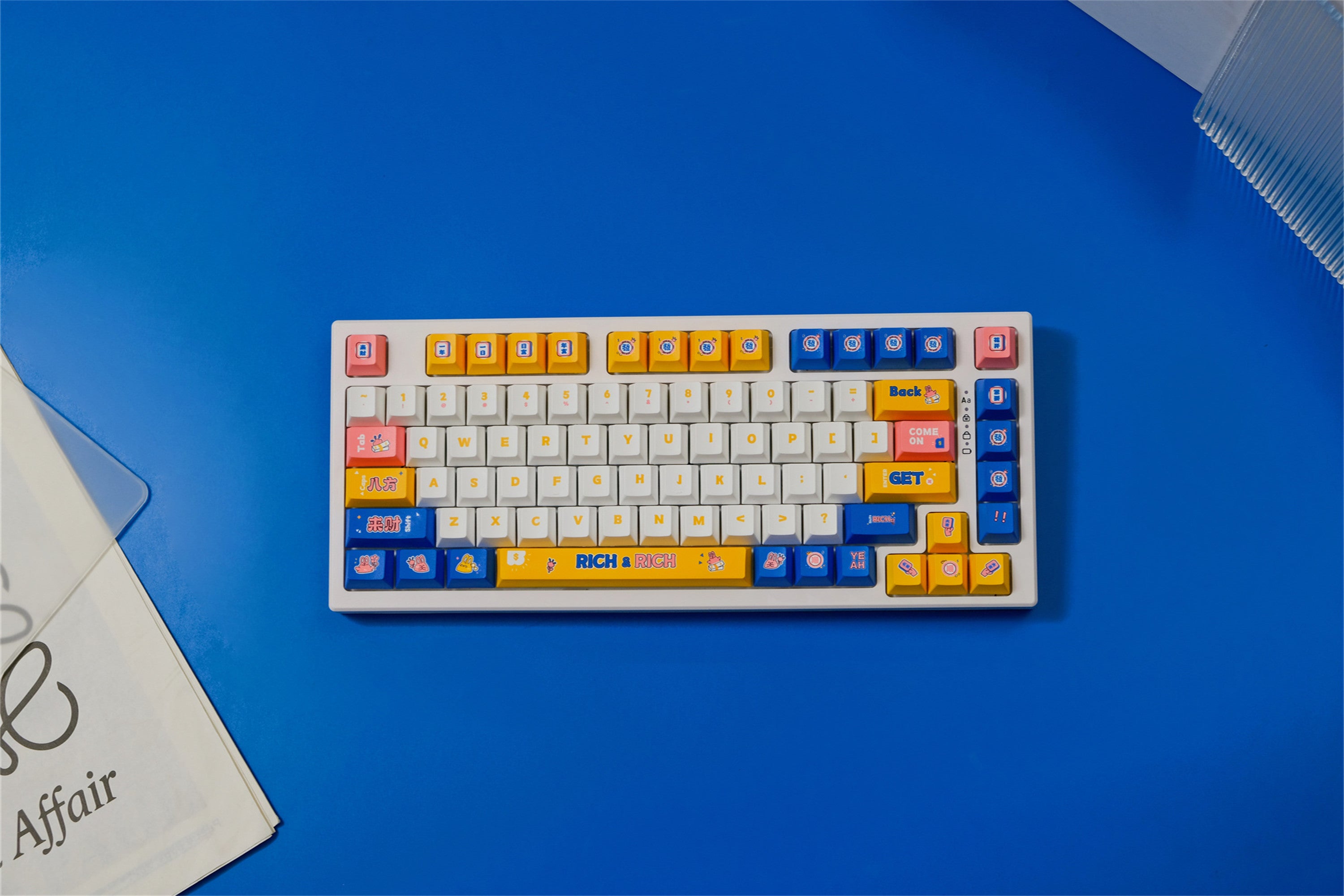 Money RICH CHERRY Keycaps