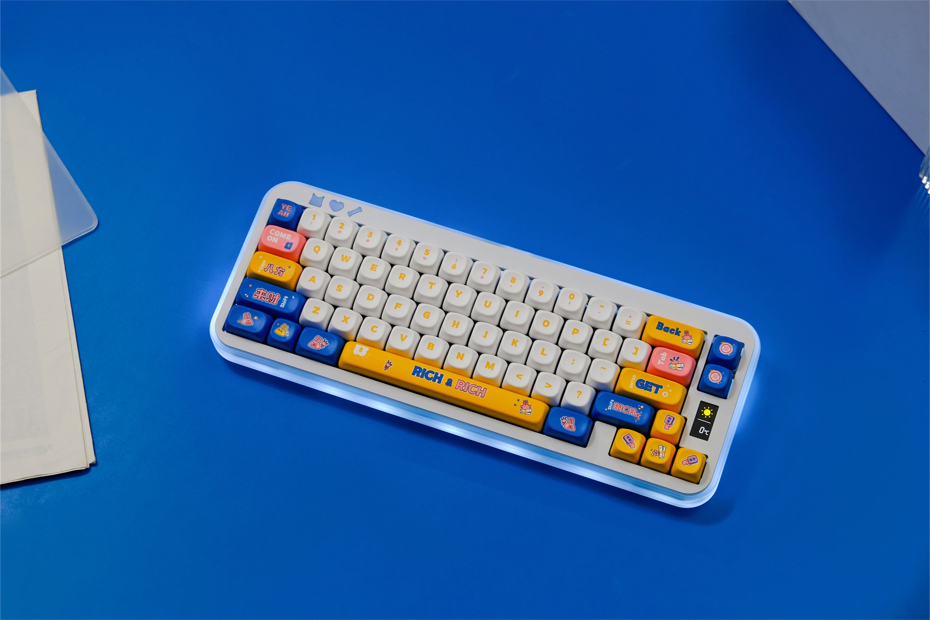 Money RICH MOA Keycaps