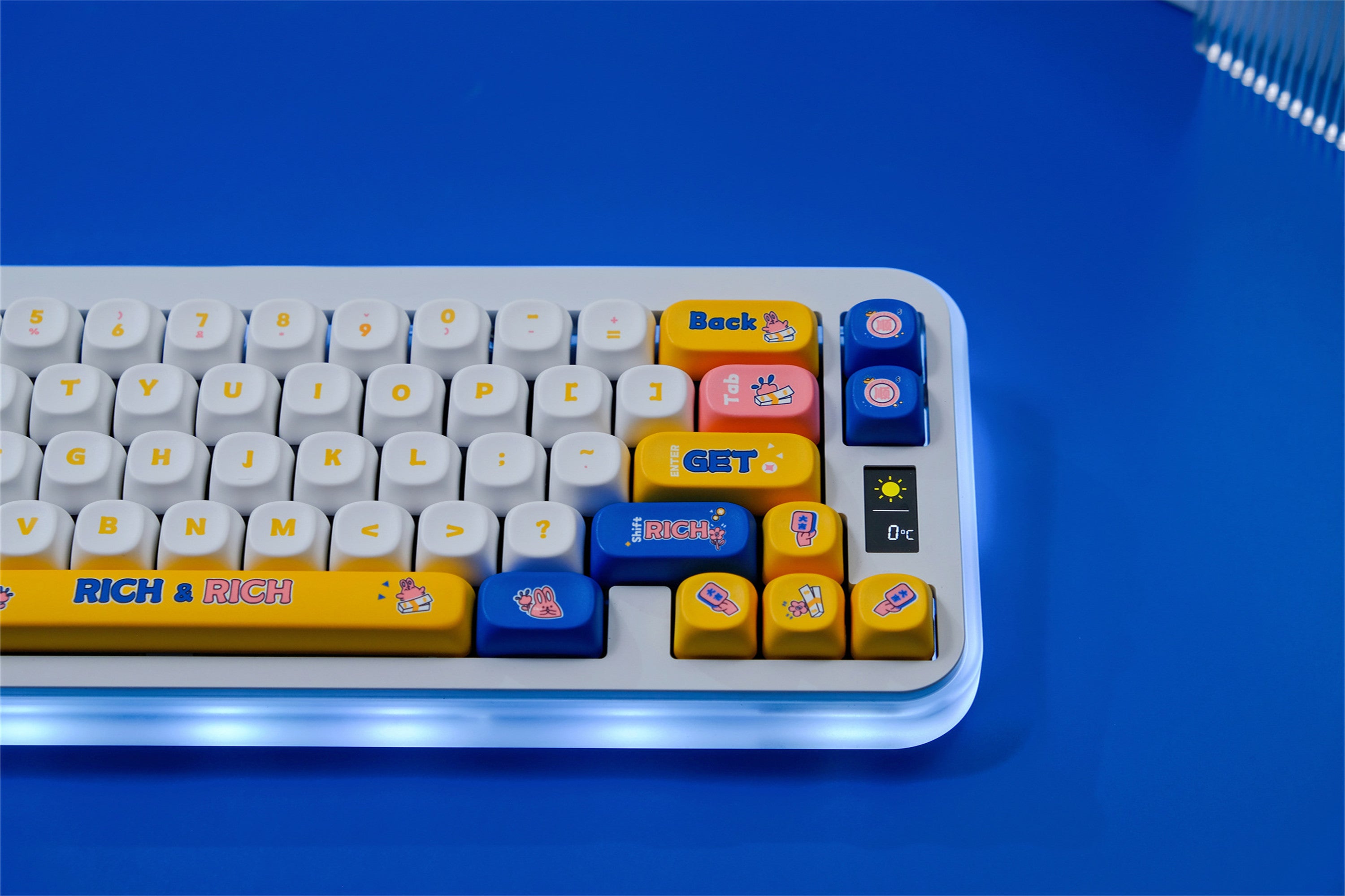 Money RICH MOA Keycaps