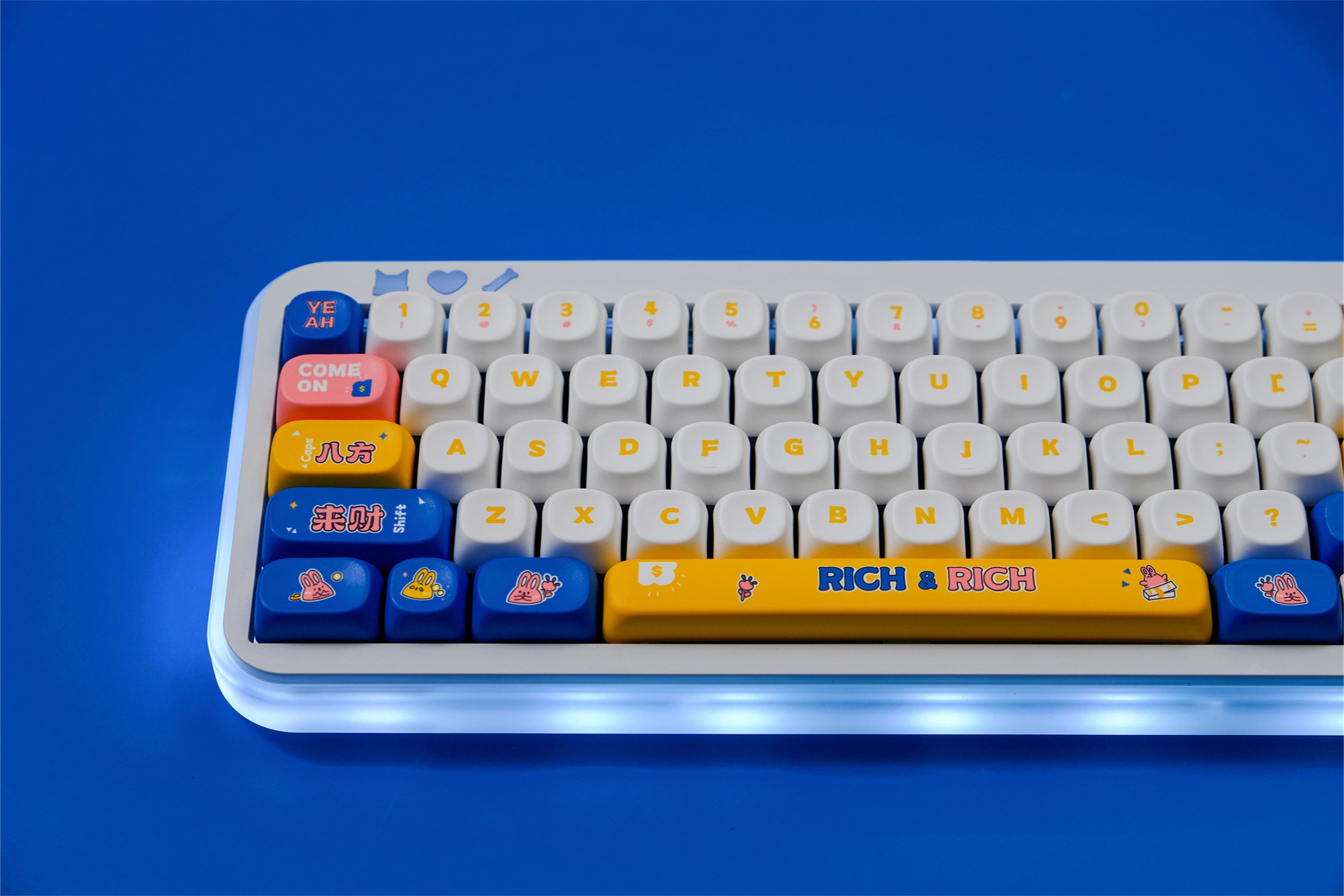Money RICH MOA Keycaps