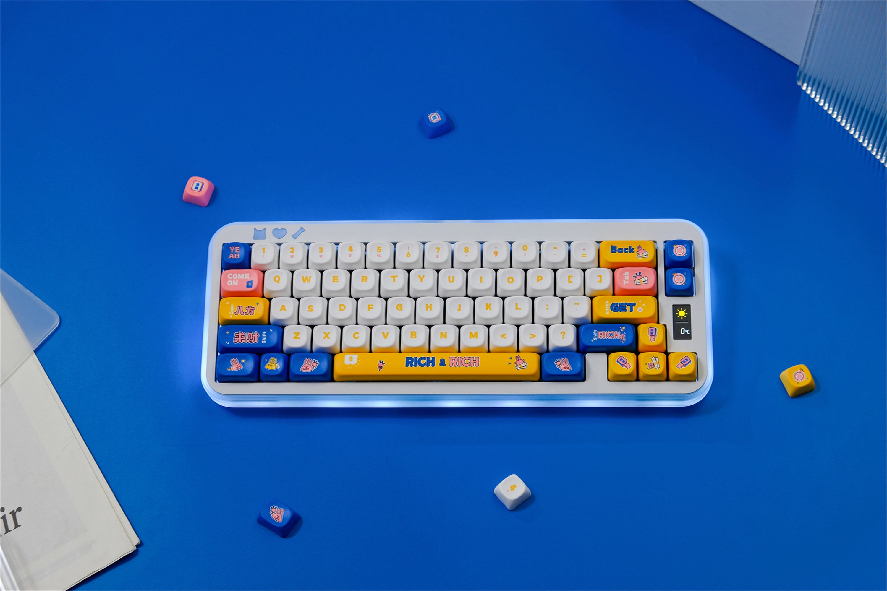 Money RICH MOA Keycaps