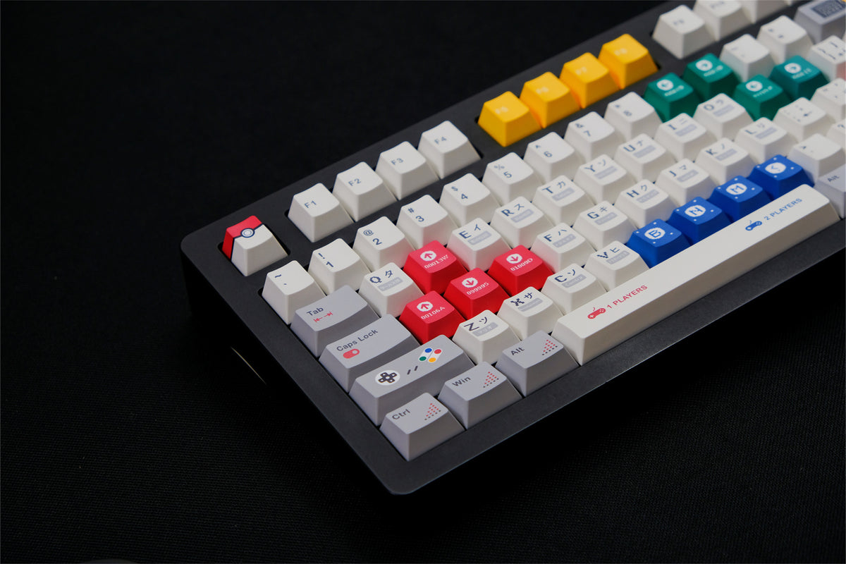 Retro Keyacaps Retro Gaming Keycaps 151 Keys PBT Material Cherry Profile DYE-SUB ...