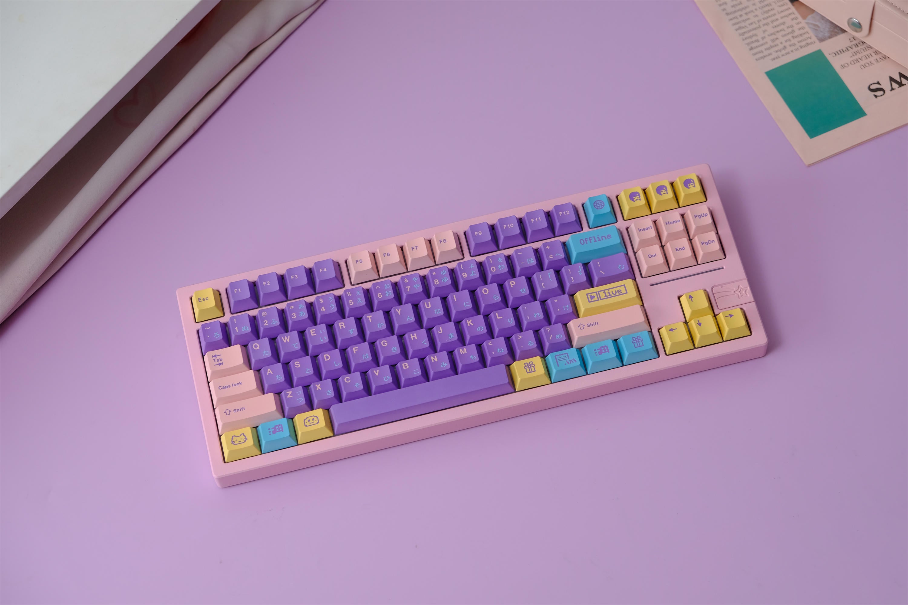 Assorted candies keycaps