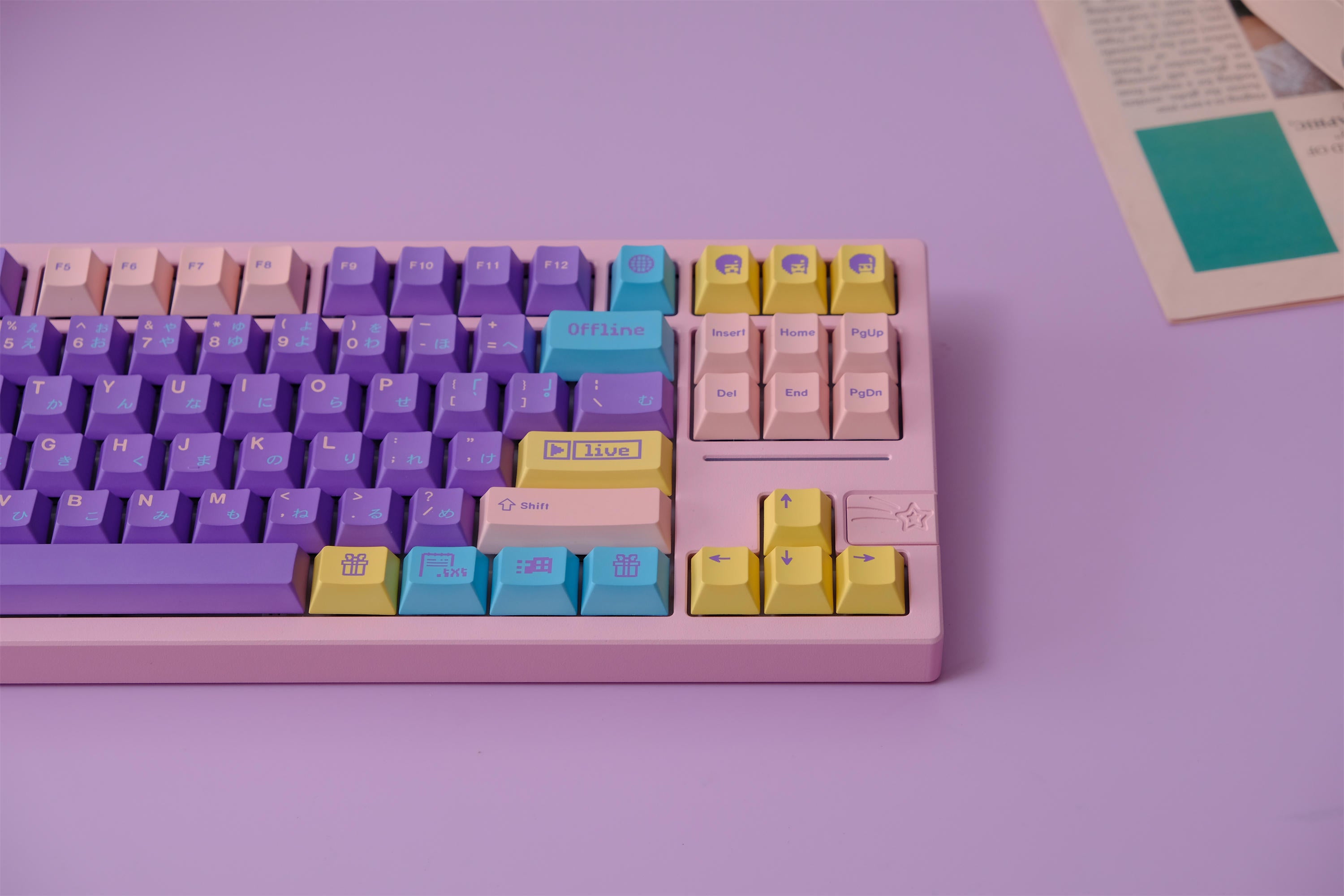 Assorted candies keycaps