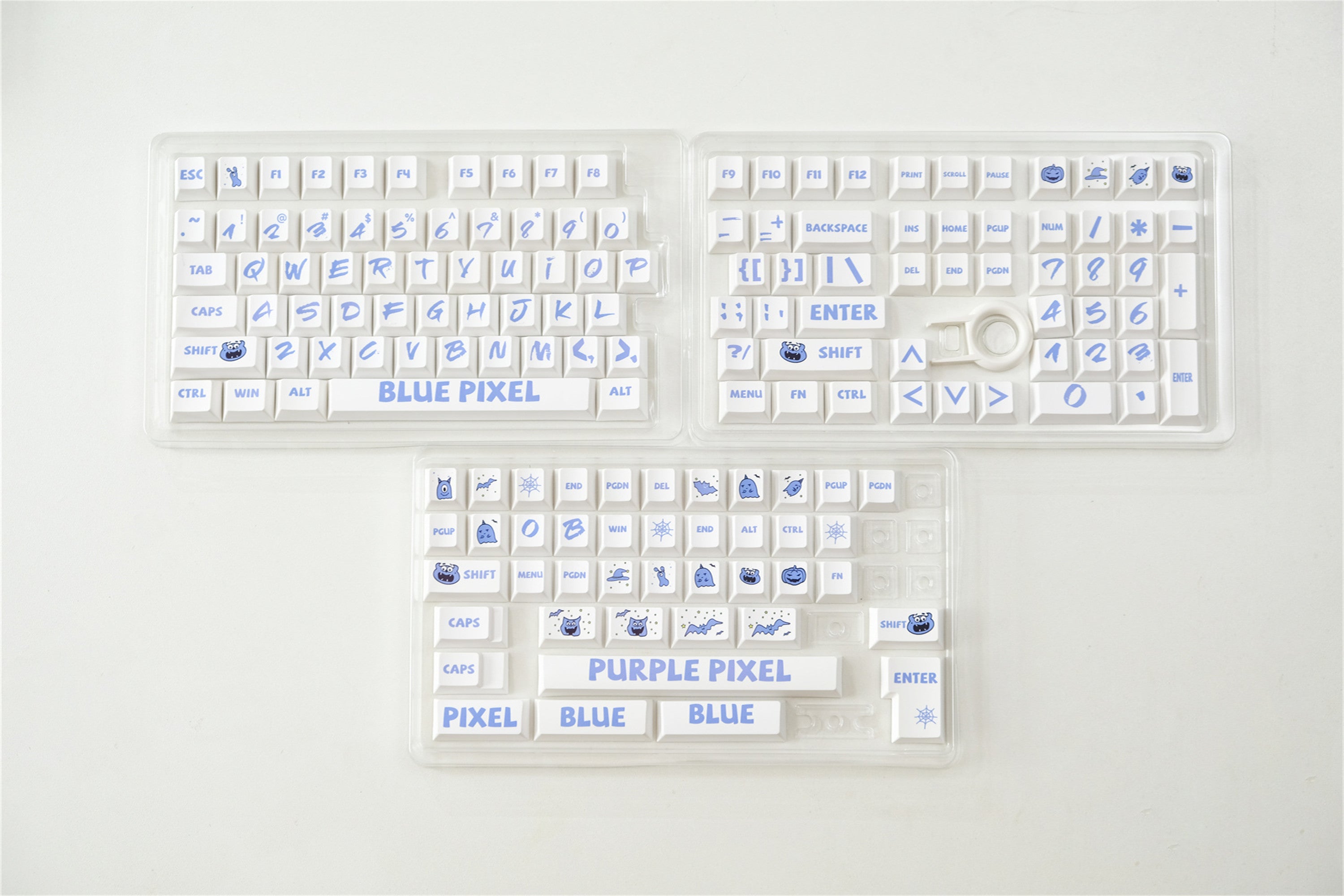 Blue Pixel Keycaps