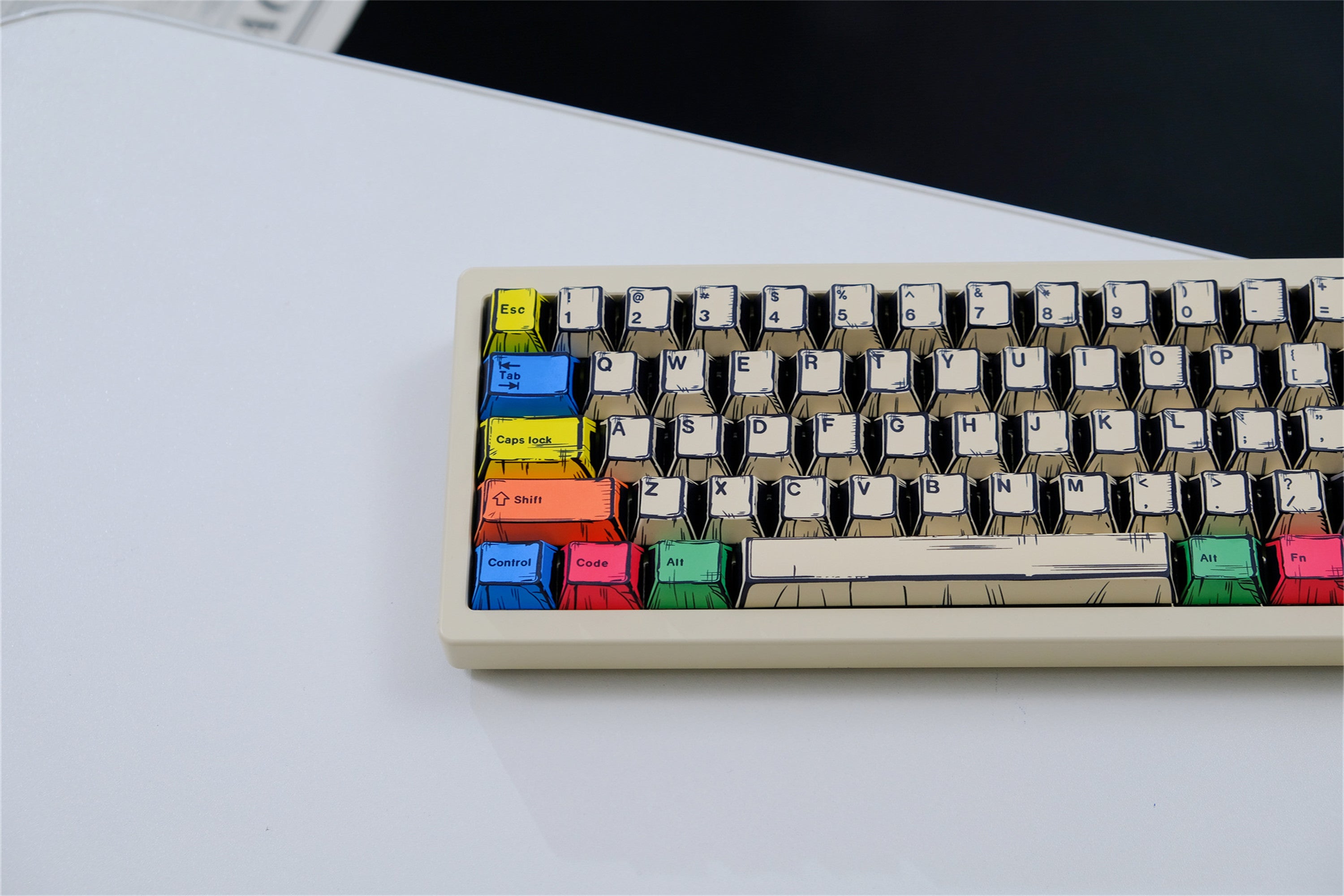 Canvas Comic Keycaps