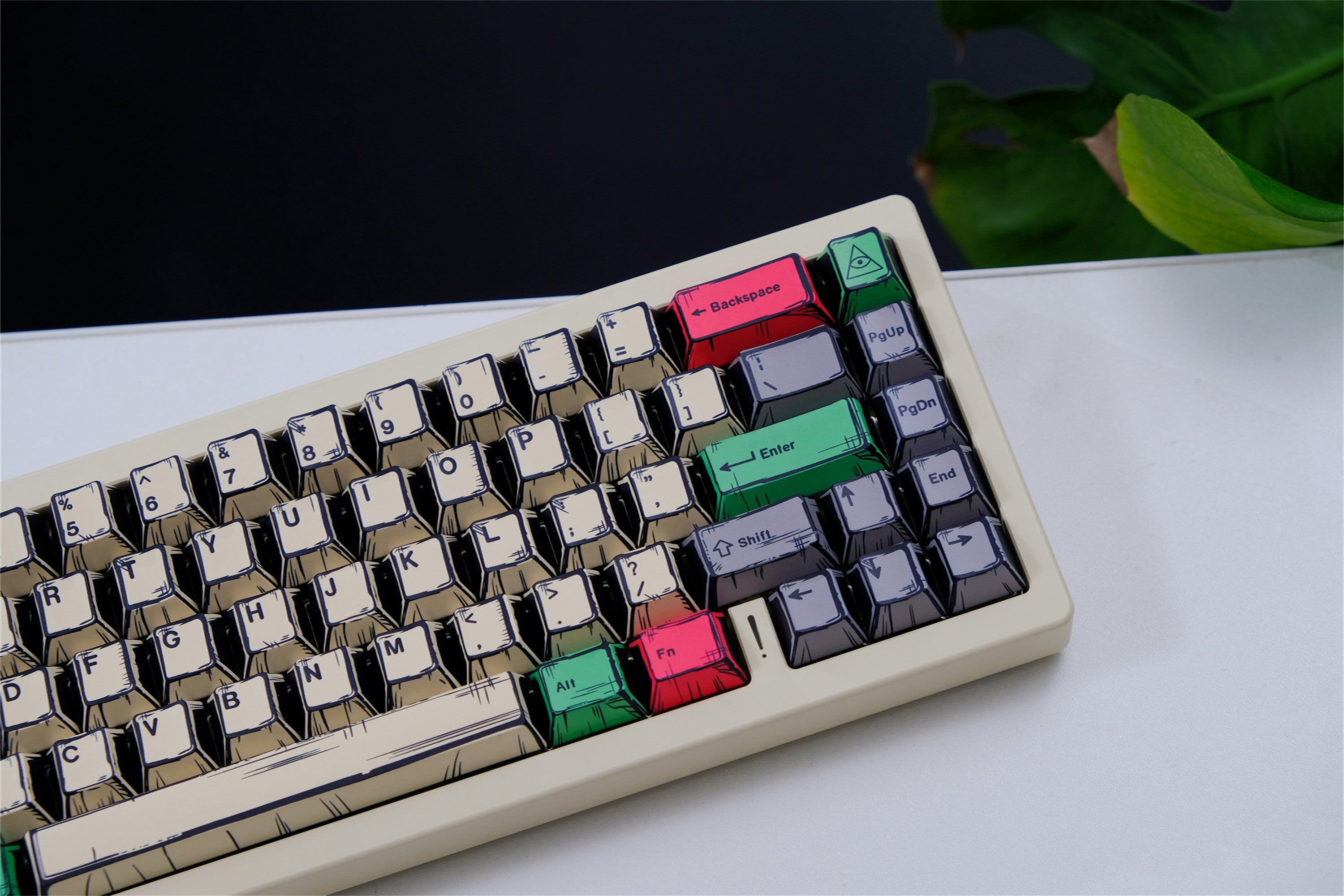 Canvas Comic Keycaps