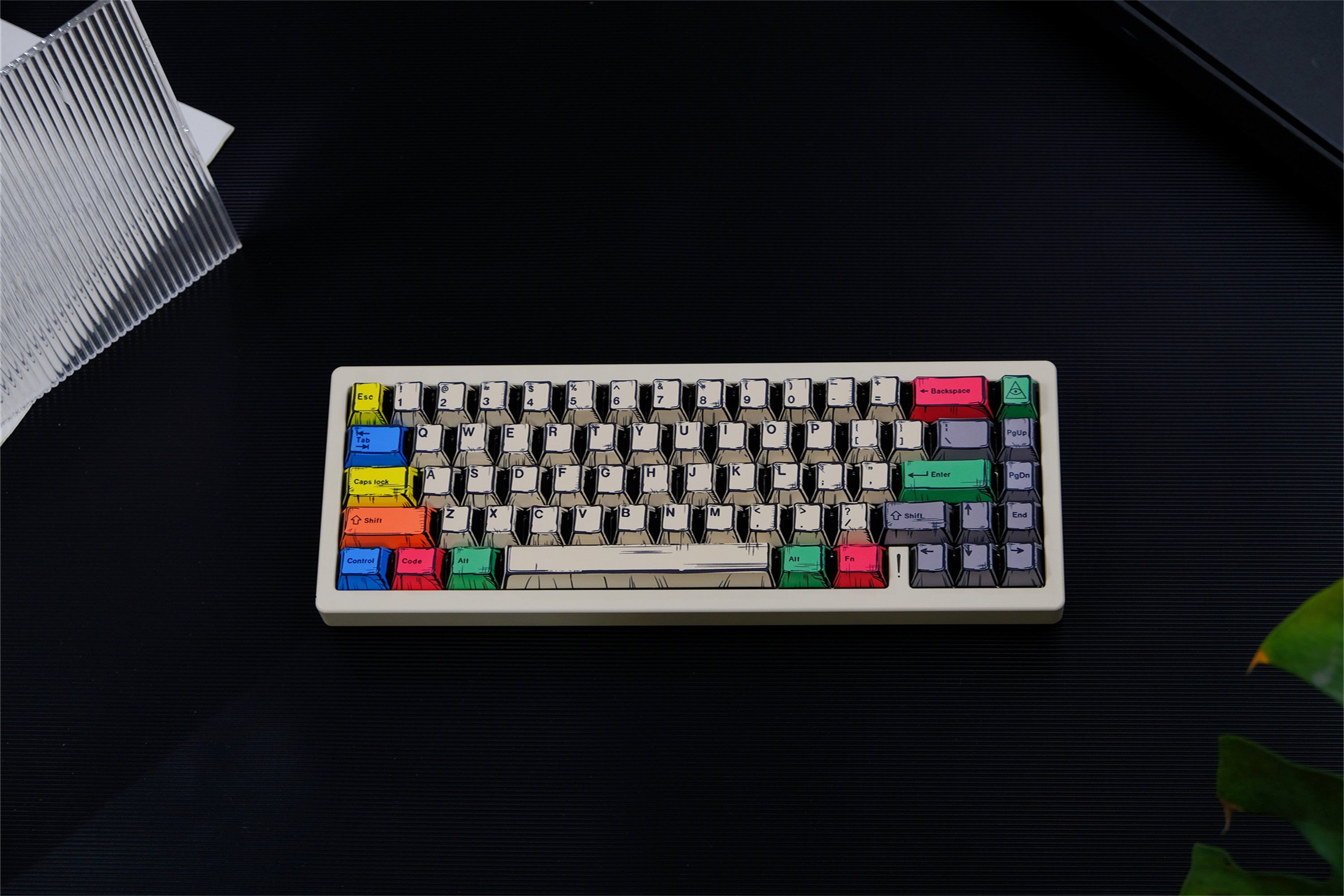 Canvas Comic Keycaps