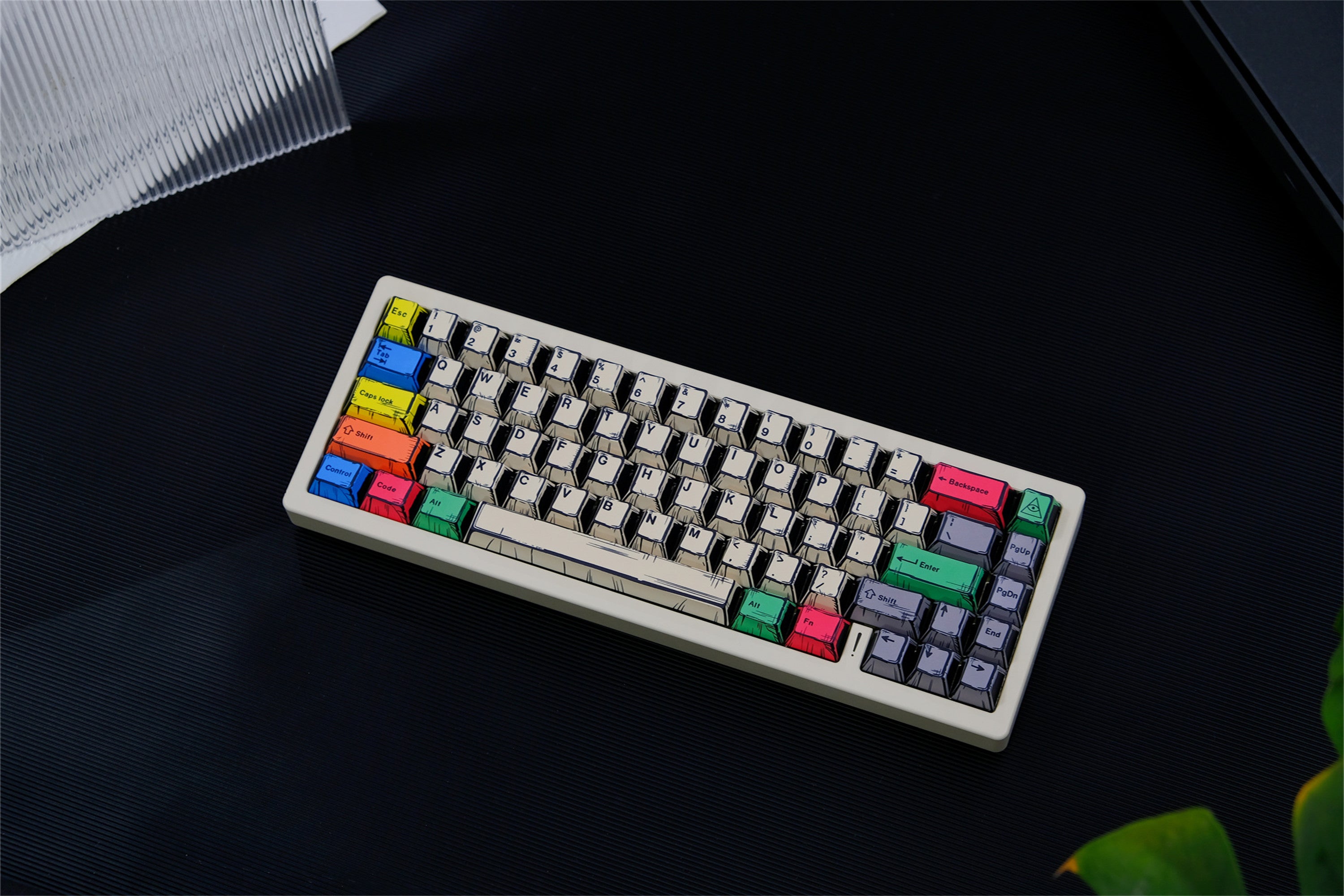 Canvas Comic Keycaps