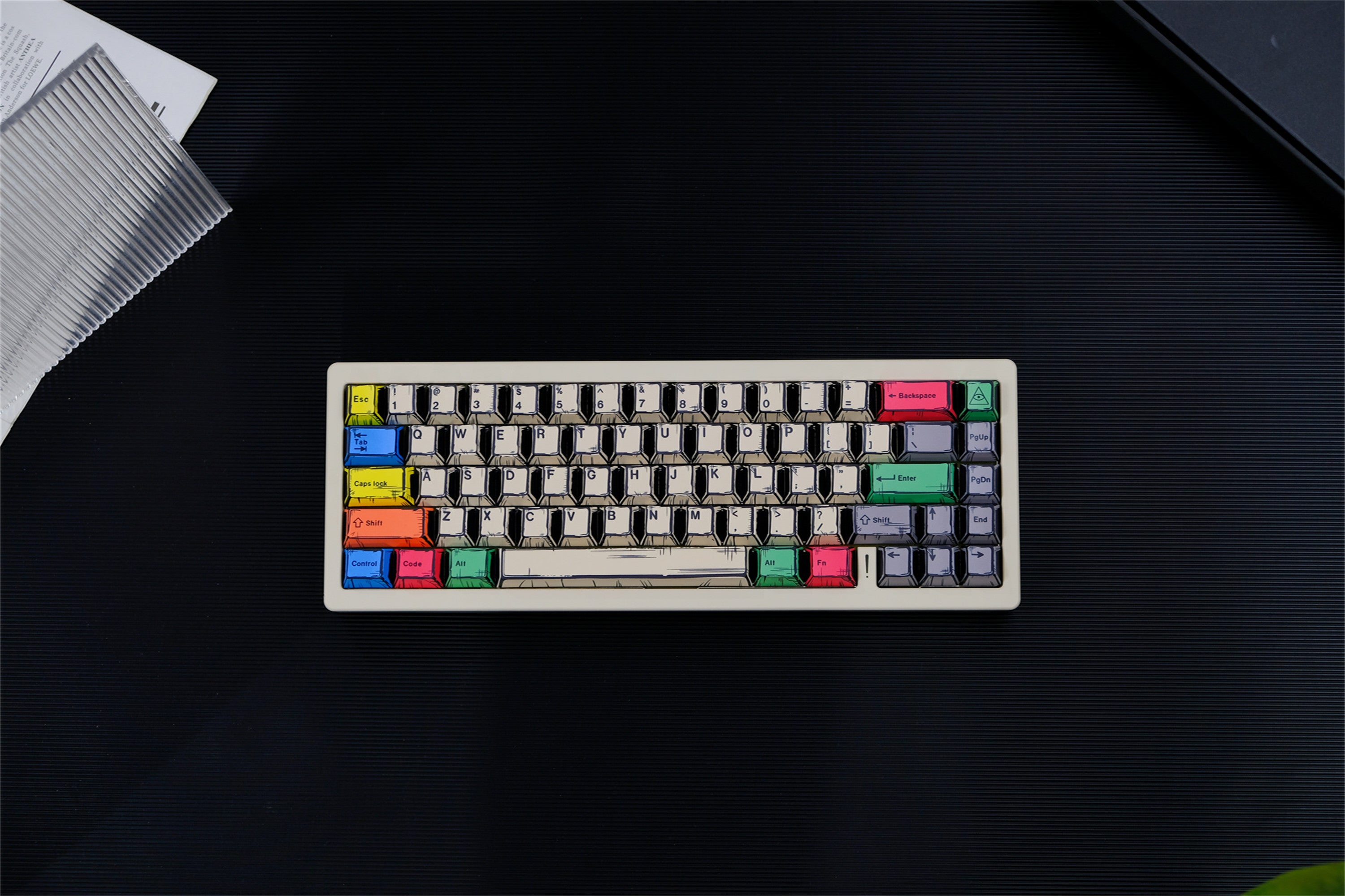 Canvas Comic Keycaps