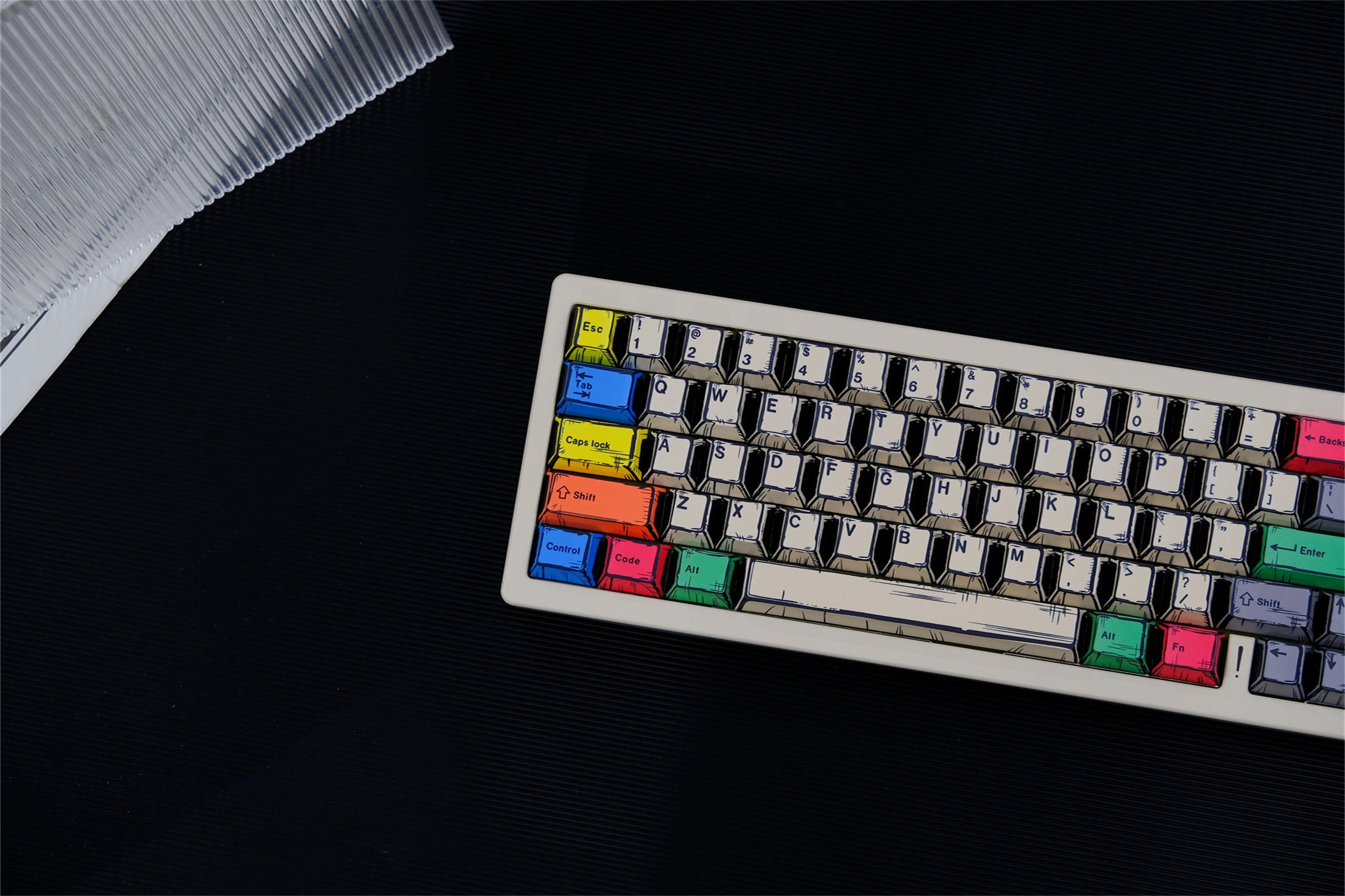 Canvas Comic Keycaps