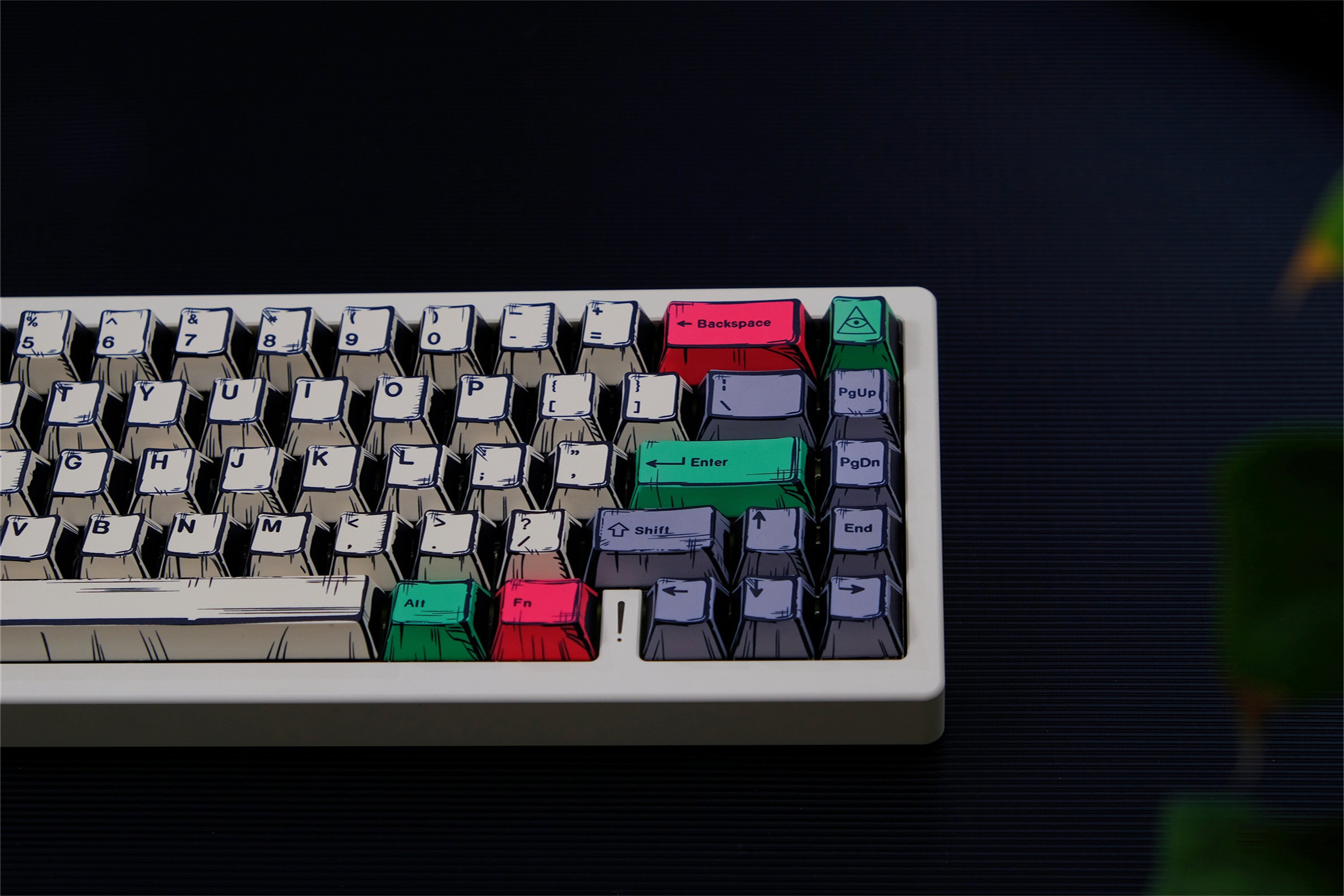 Canvas Comic Keycaps