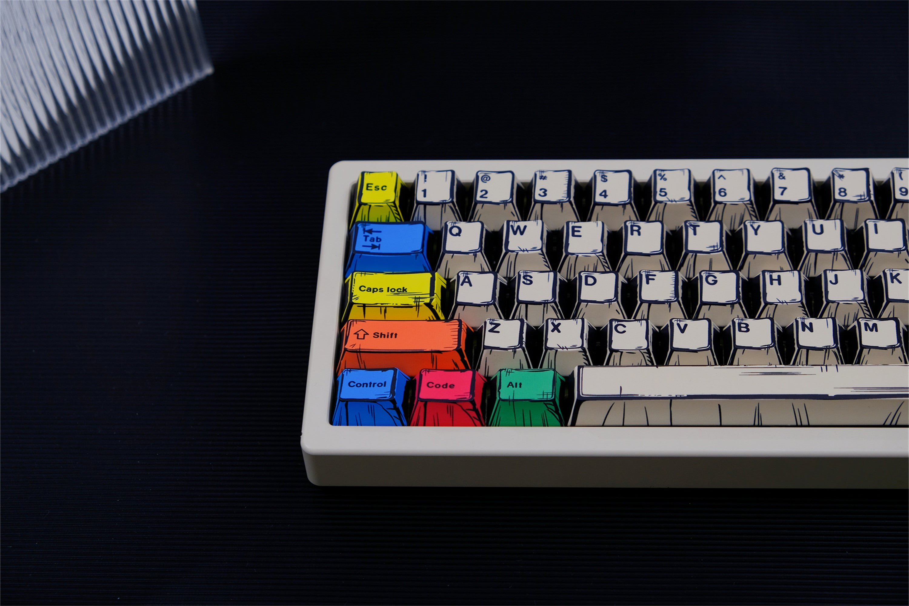 Canvas Comic Keycaps