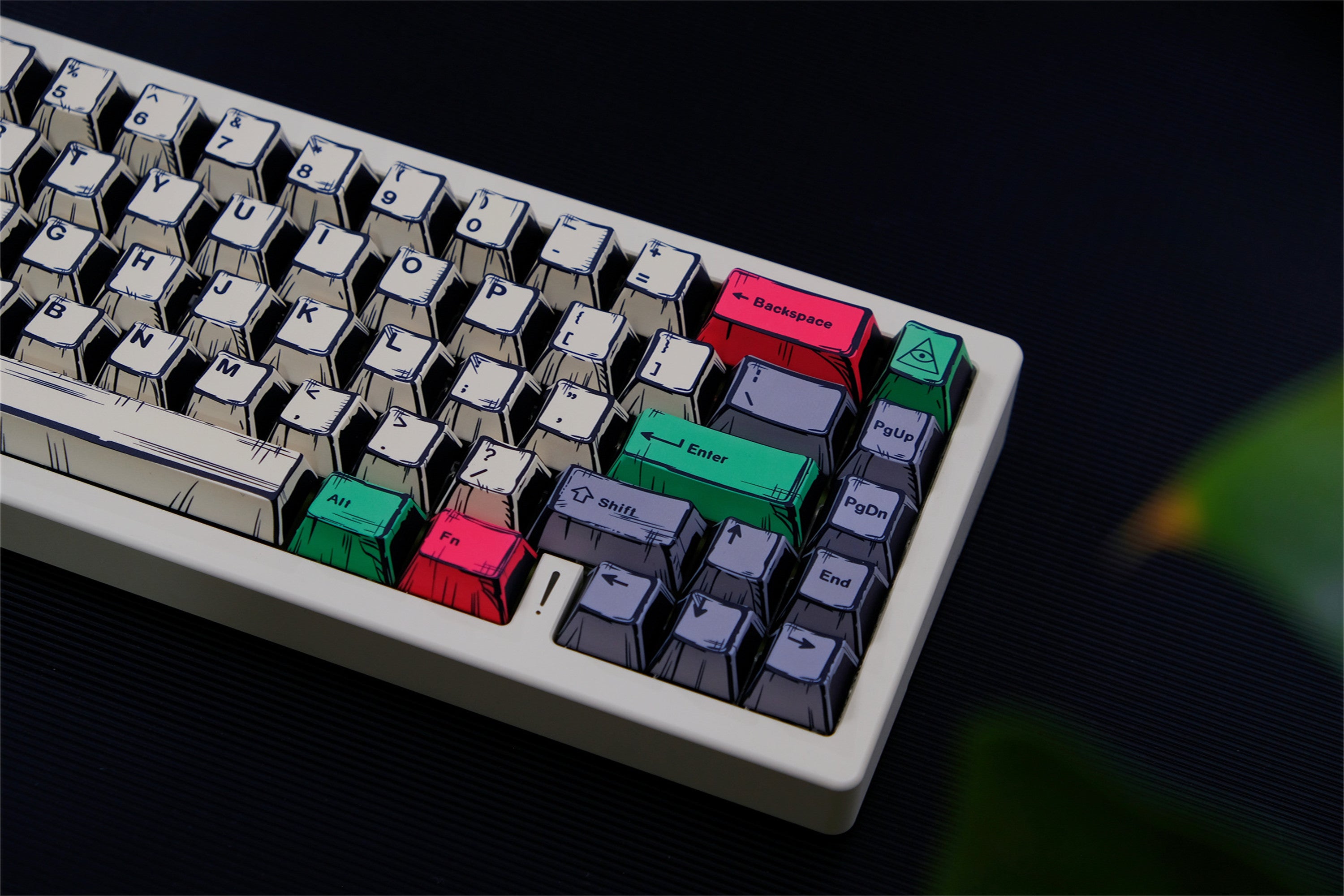 Canvas Comic Keycaps