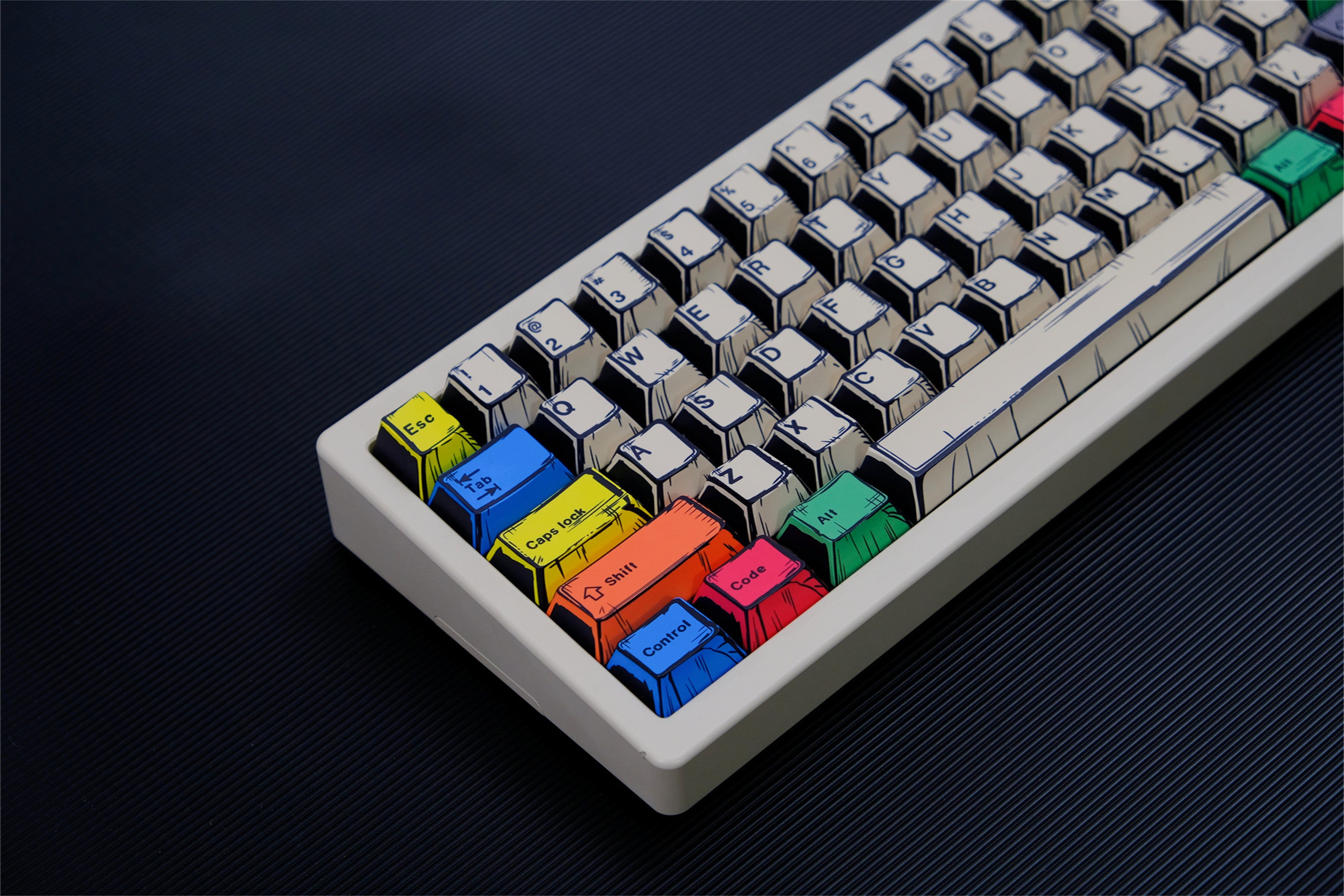 Canvas Comic Keycaps