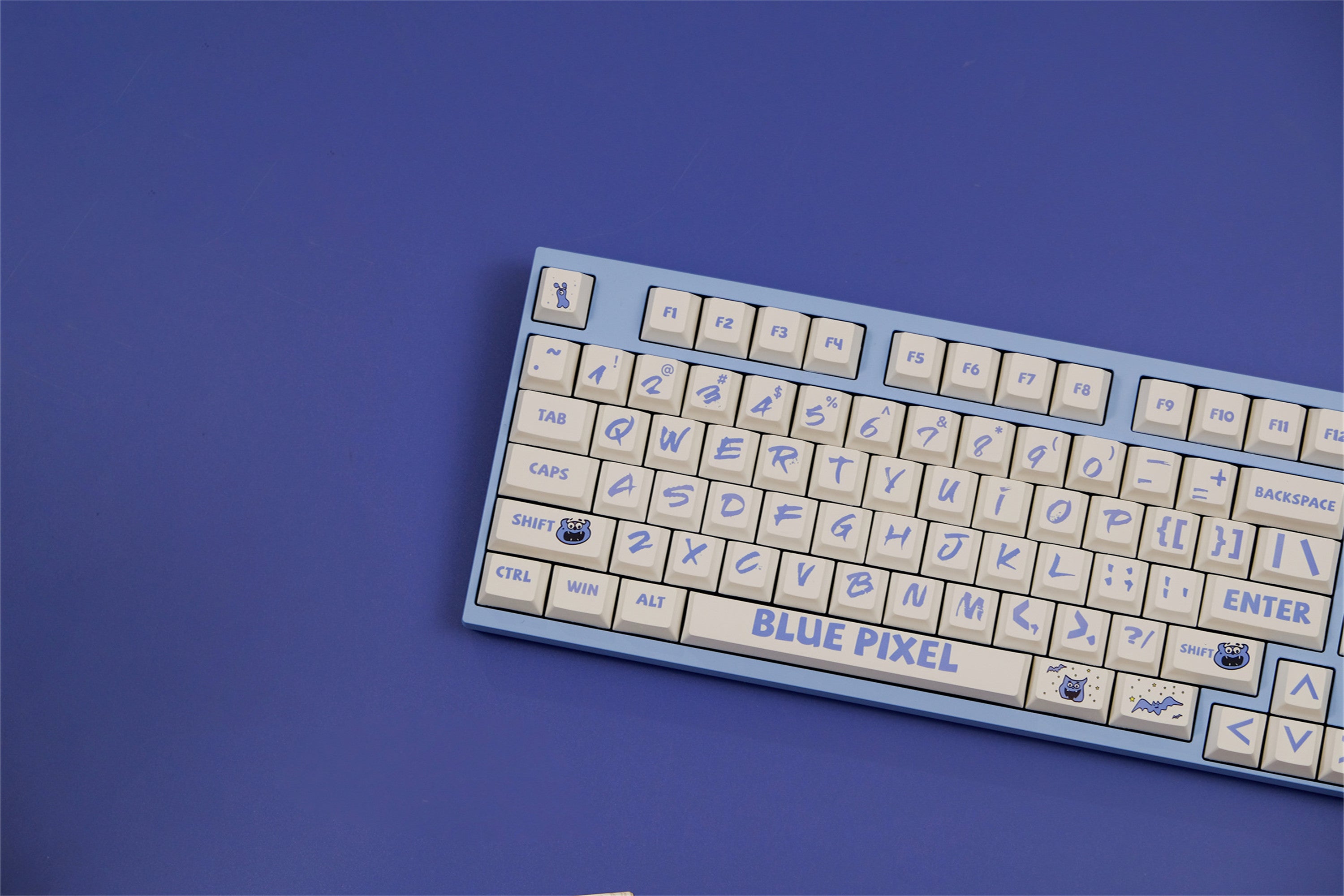 Blue Pixel Keycaps