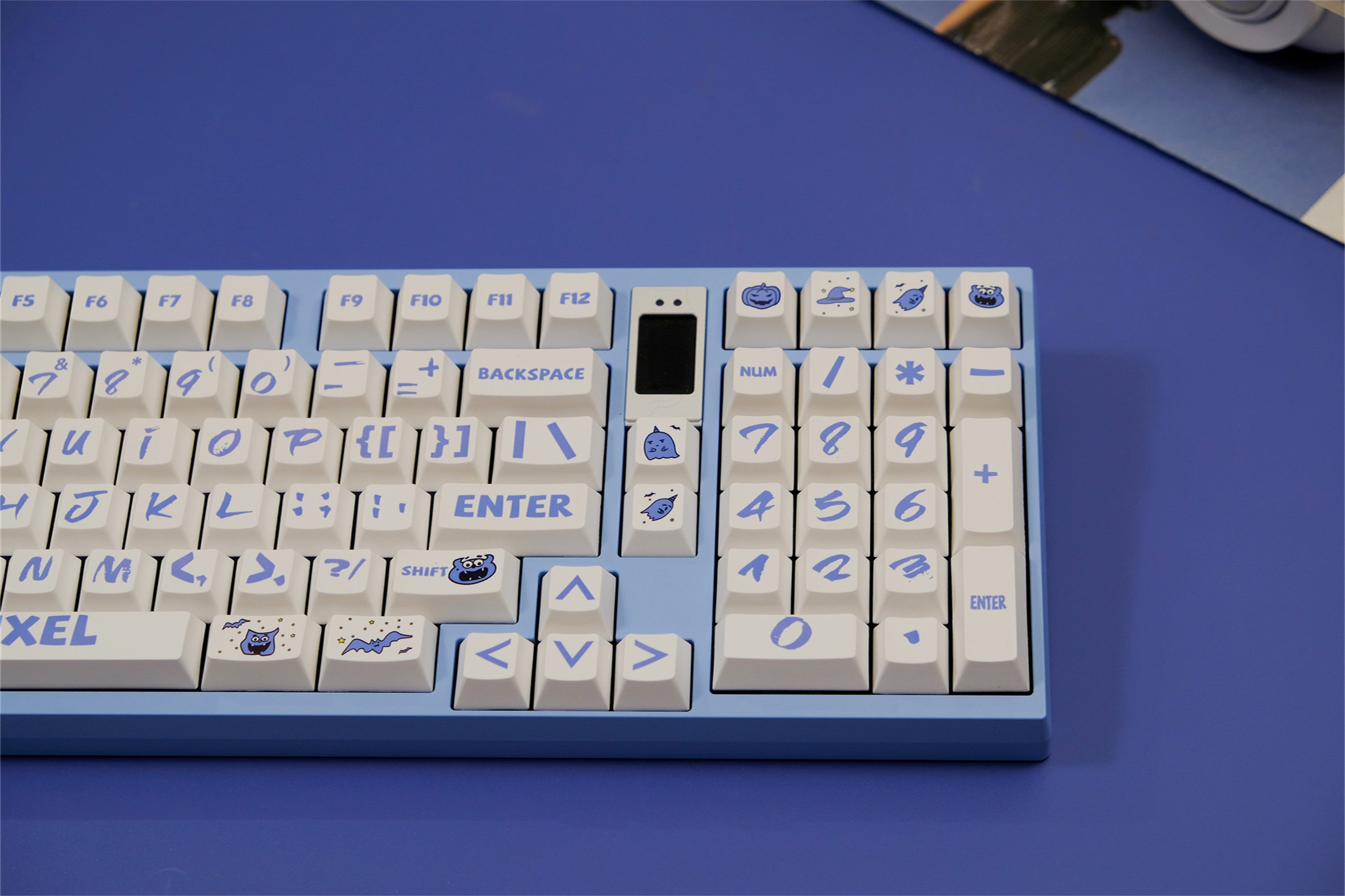 Blue Pixel Keycaps