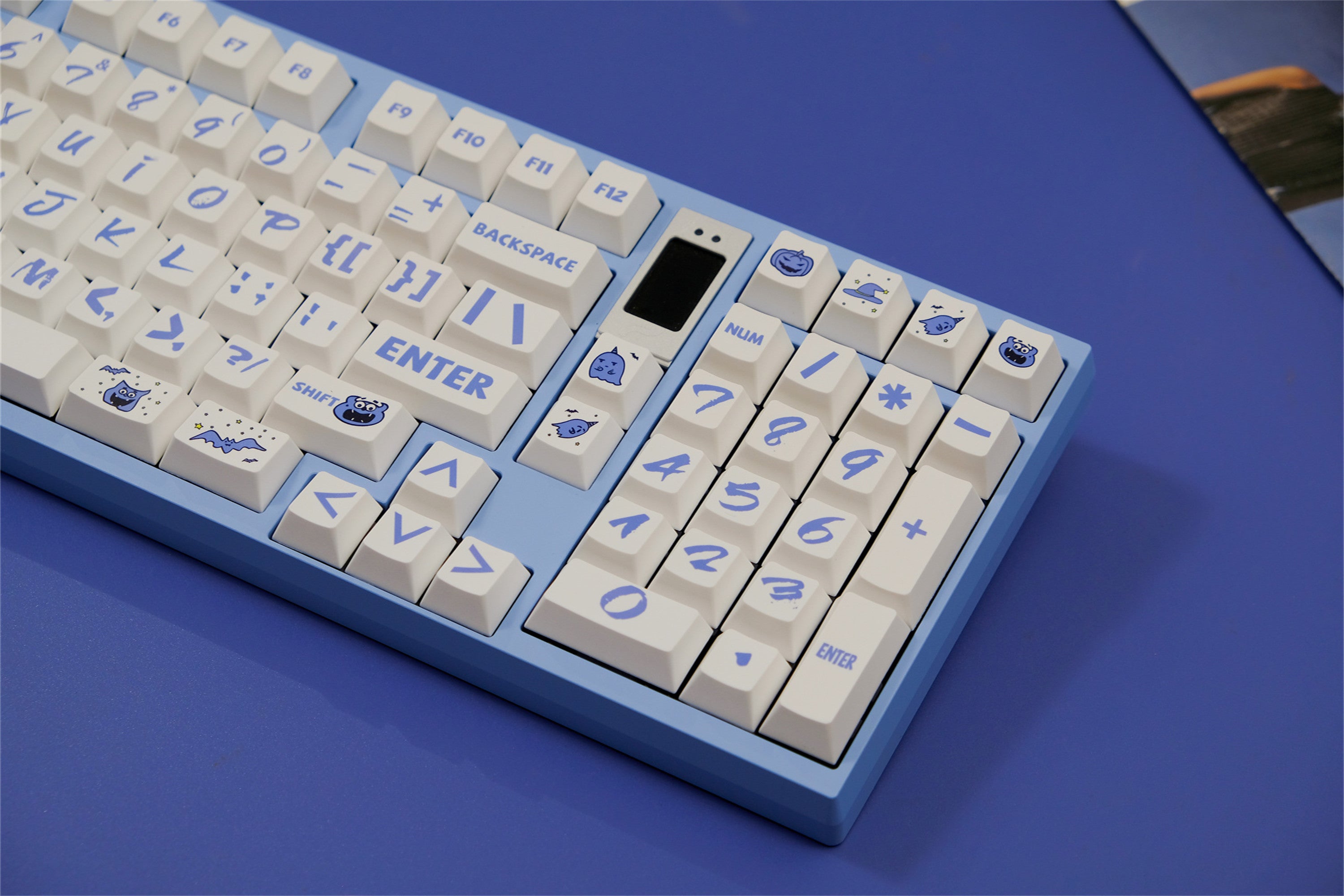 Blue Pixel Keycaps