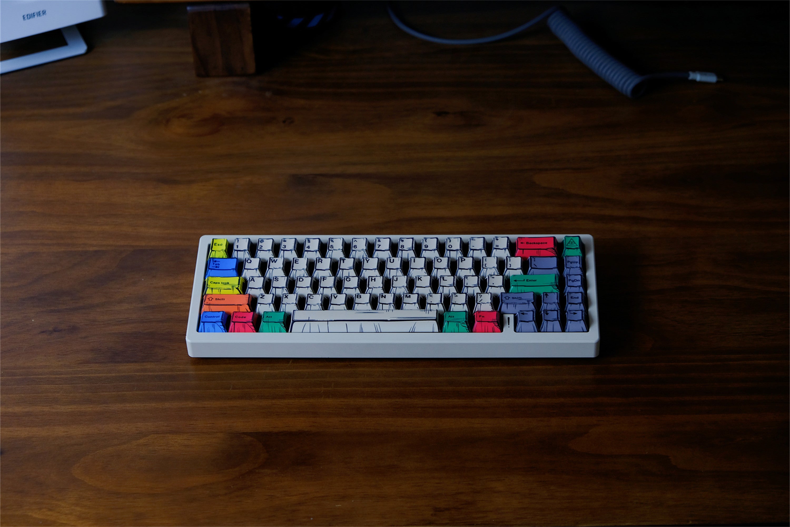 Canvas Comic Keycaps