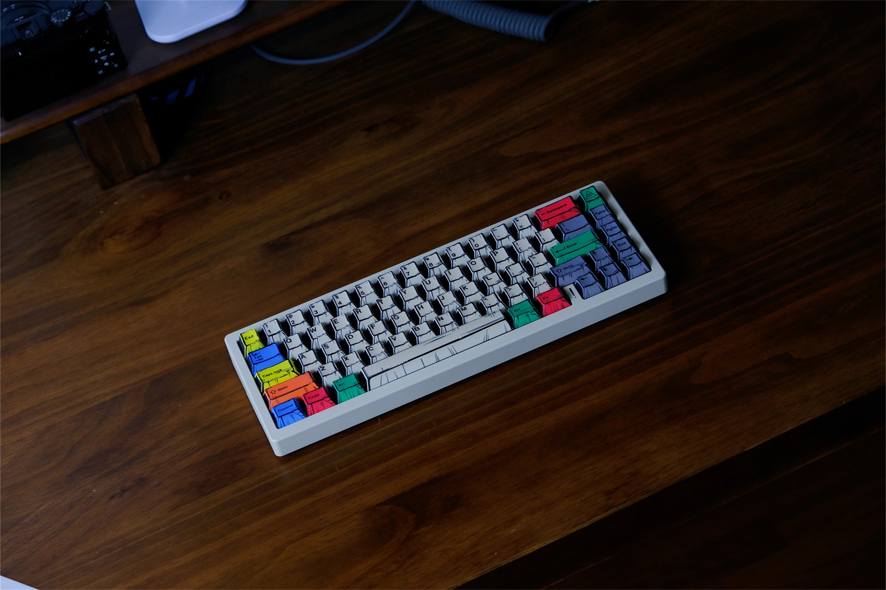 Canvas Comic Keycaps