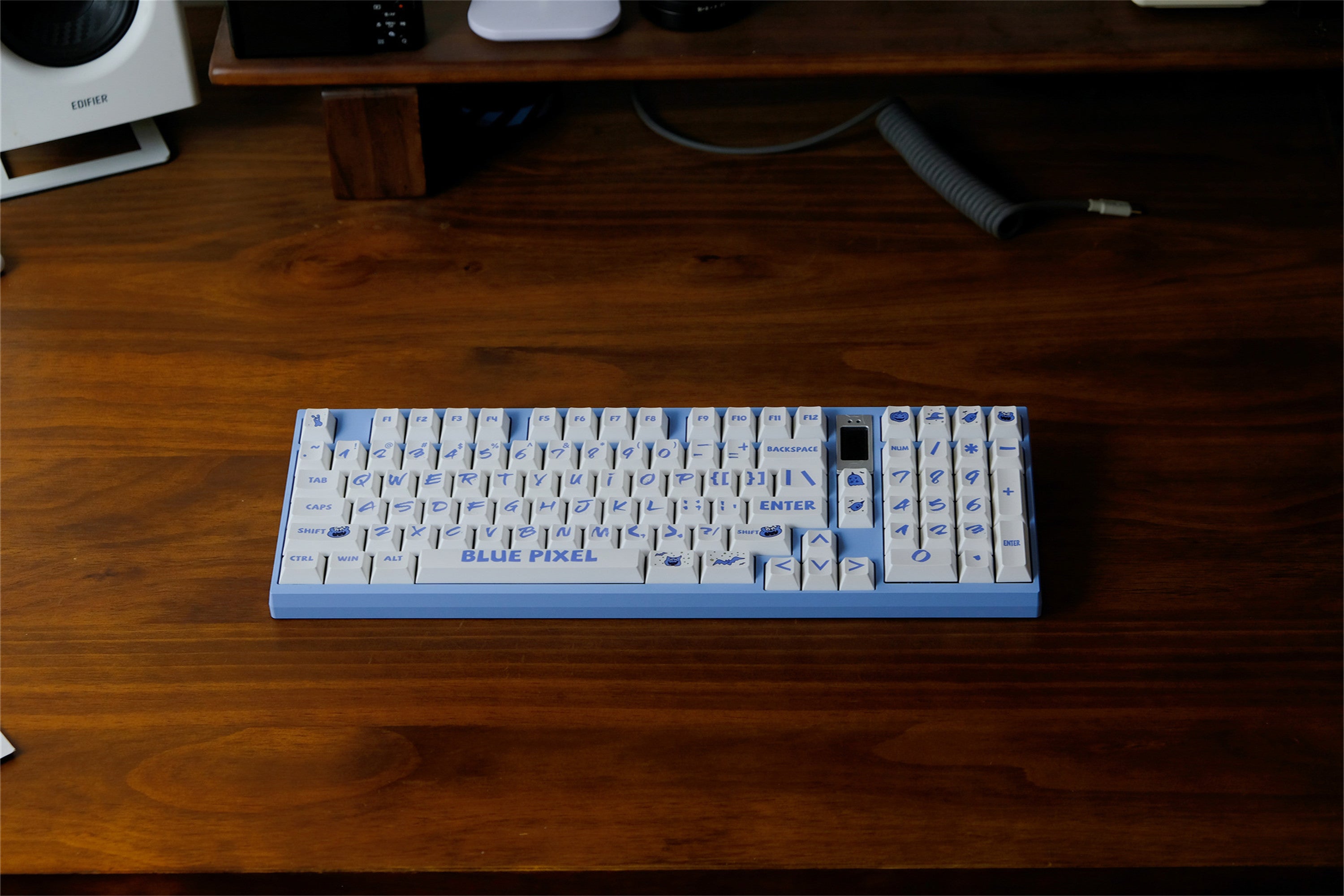 Blue Pixel Keycaps