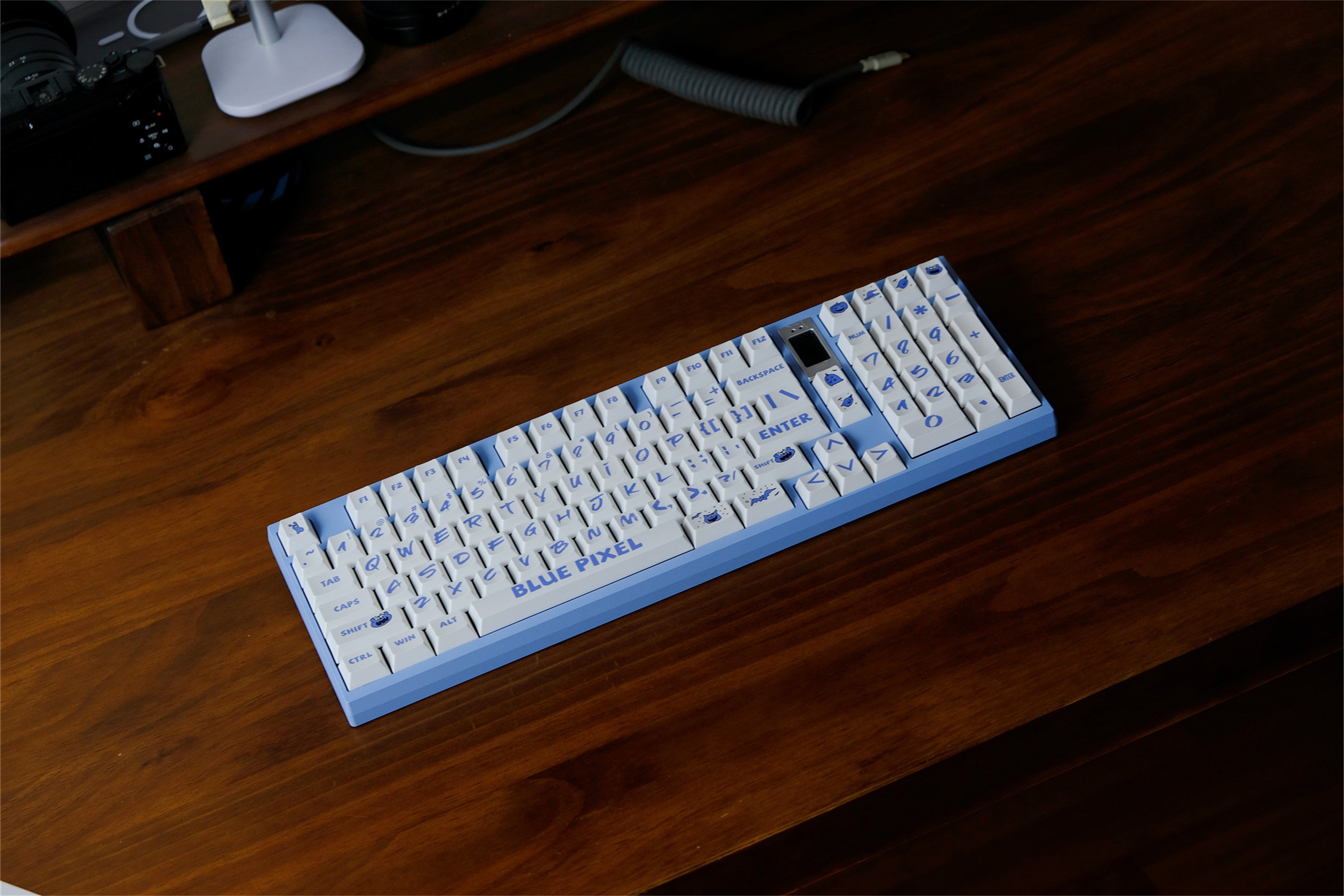 Blue Pixel Keycaps