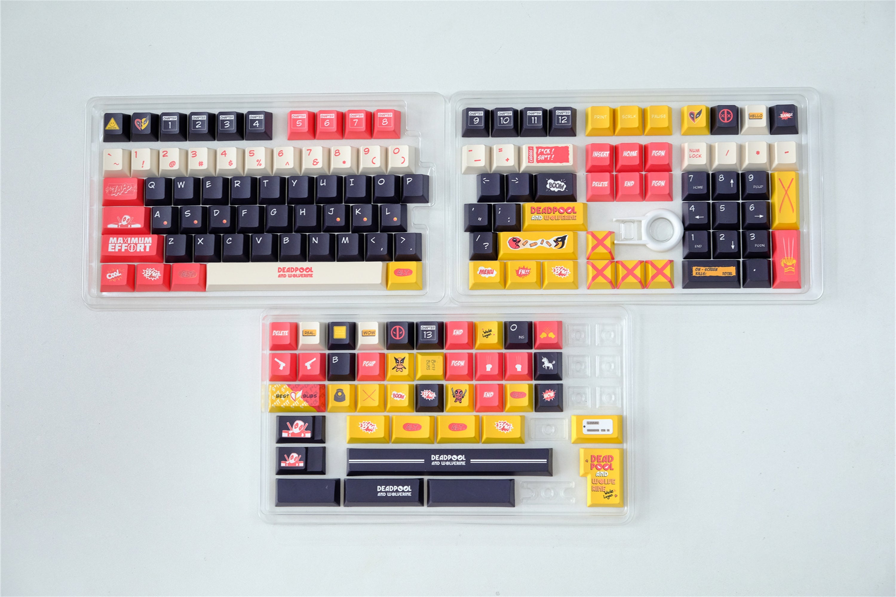 Deadpool Wolverine Keycaps