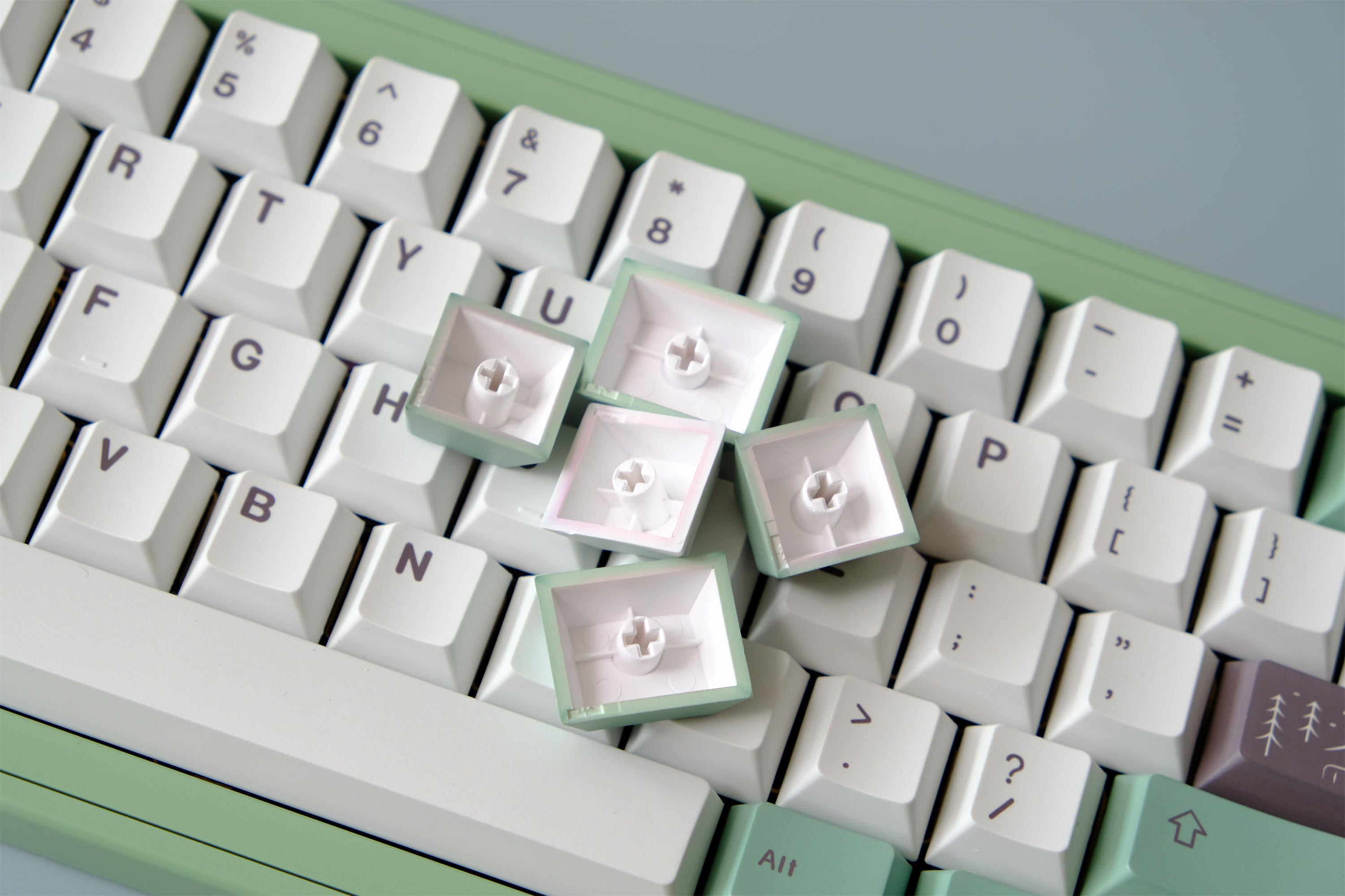 Mist keycaps