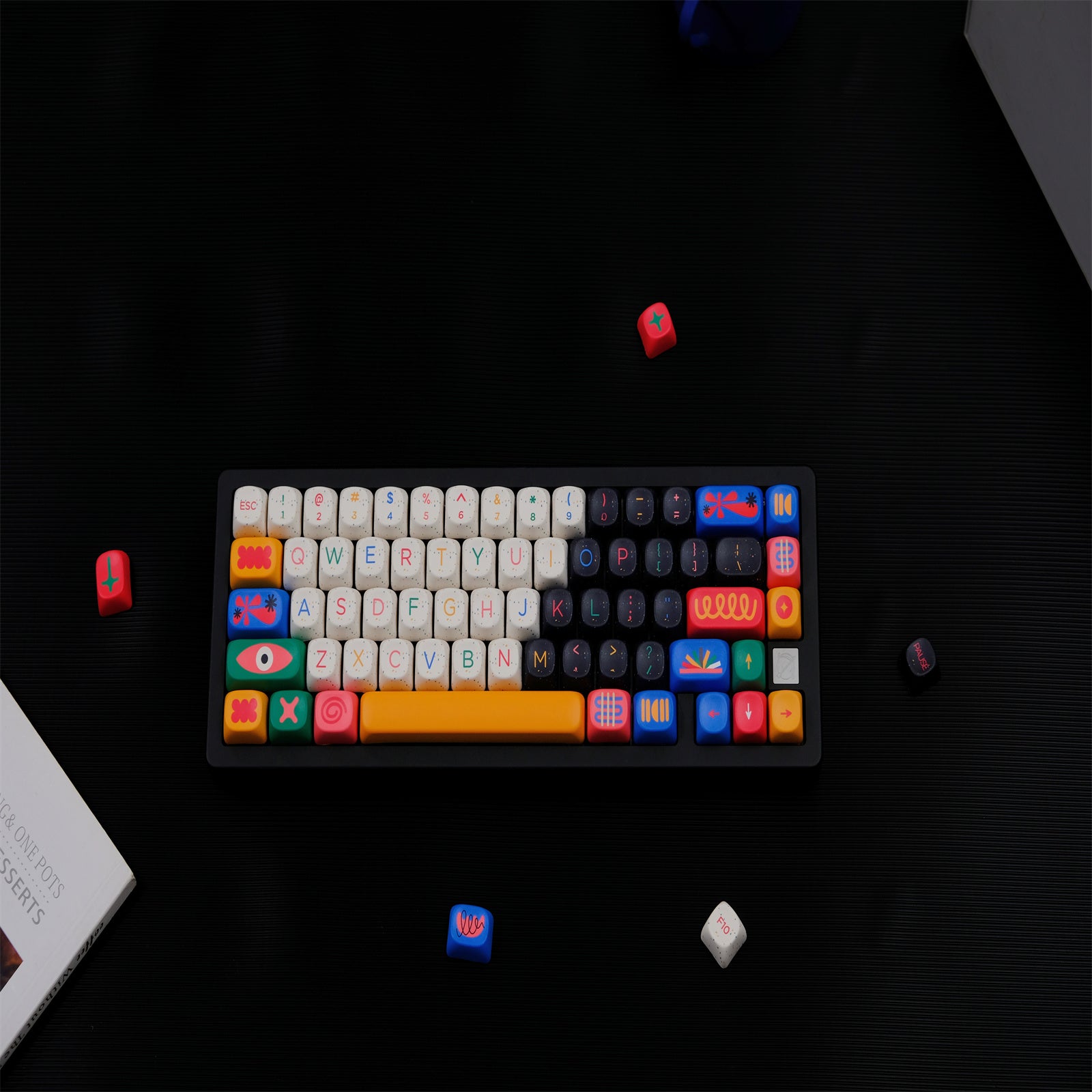 Motif keycaps
