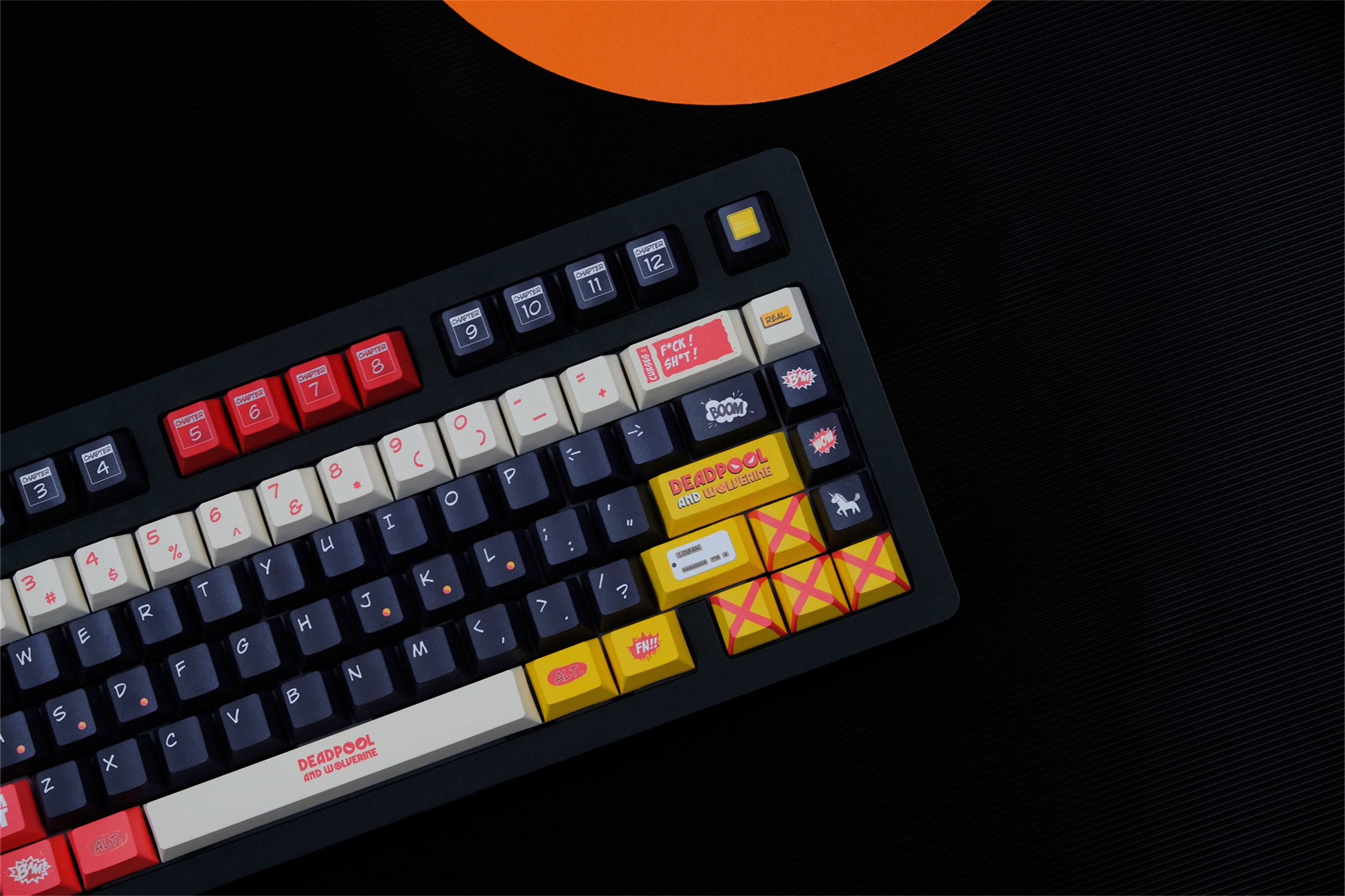 Deadpool Wolverine Keycaps