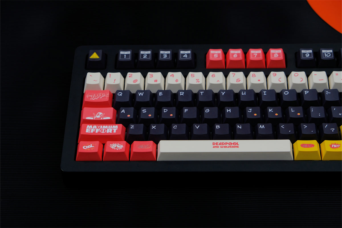 Deadpool Custom Keycaps Deadpool Wolverine Keycaps | joorkey