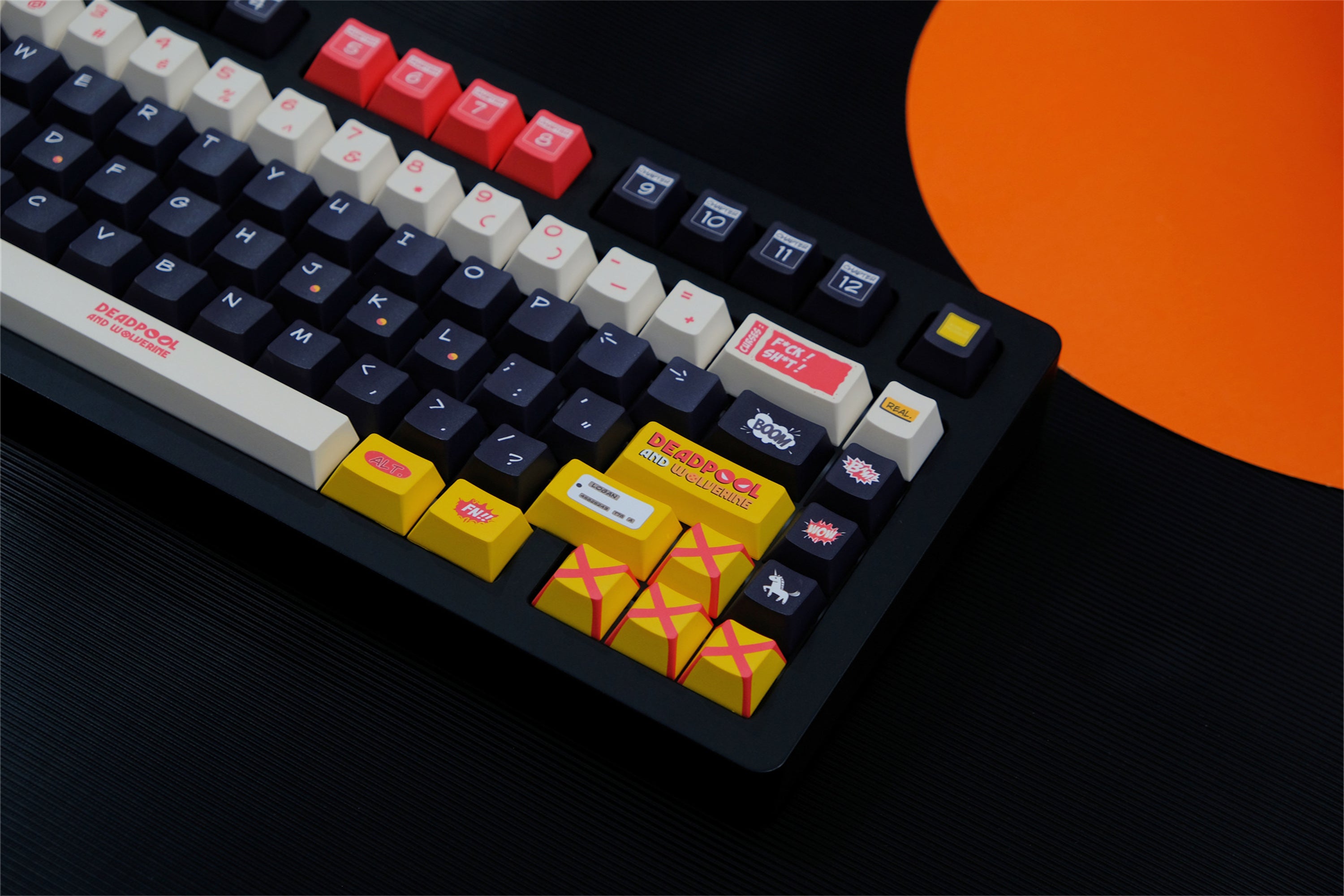 Deadpool Wolverine Keycaps