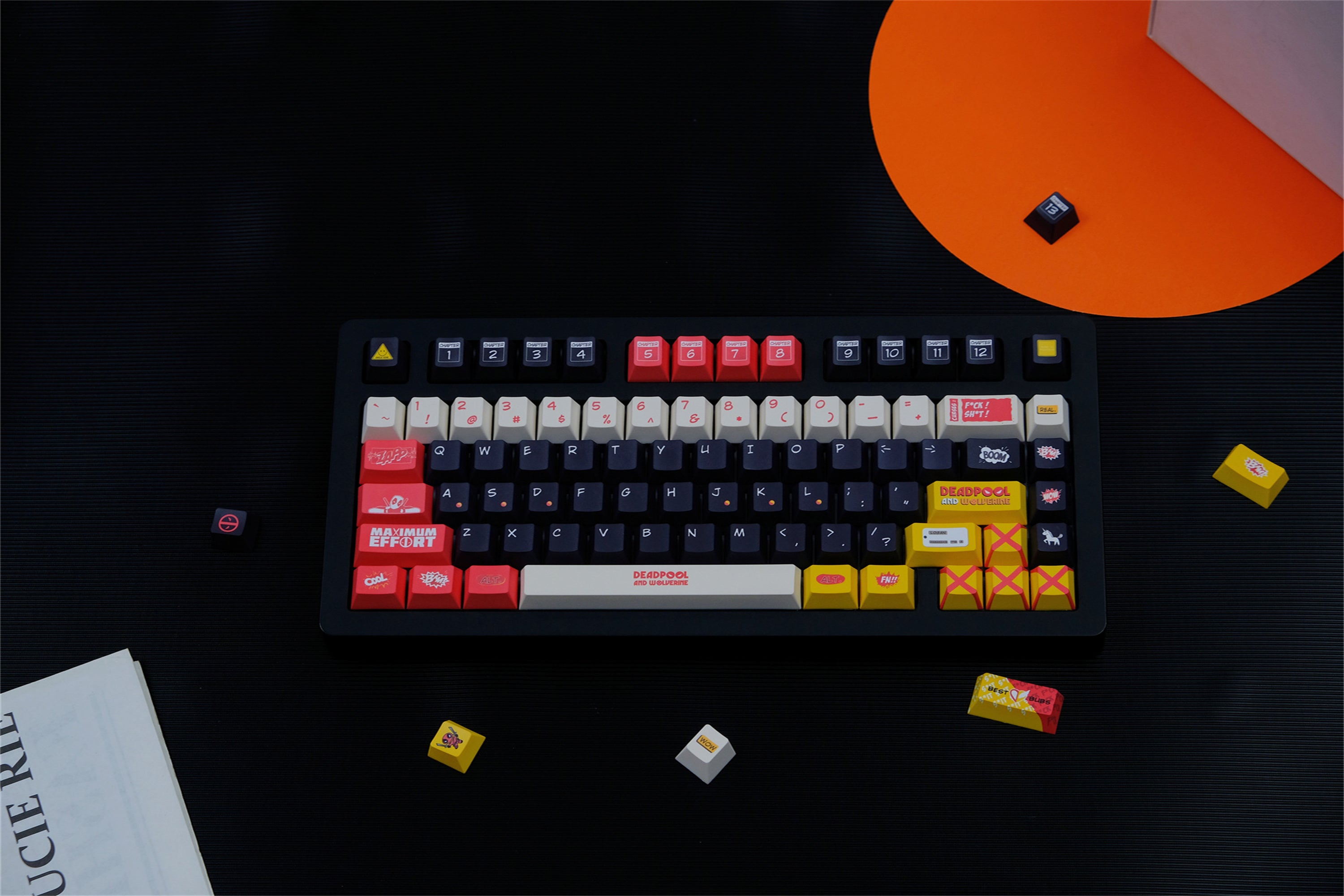 Deadpool Wolverine Keycaps